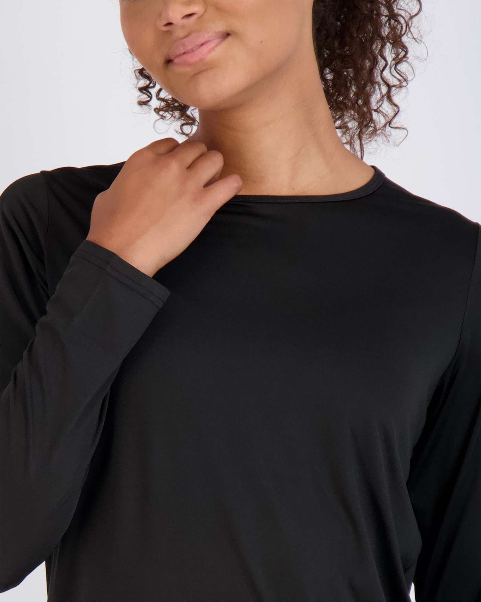 4 Pack: Womens Dry-Fit Active Long-Sleeve T-Shirt