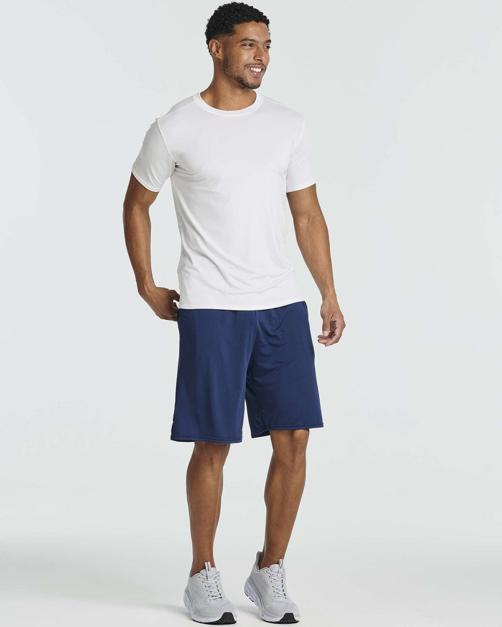 5 Pack: Mens Dry-Fit Active Crew Neck T-Shirt