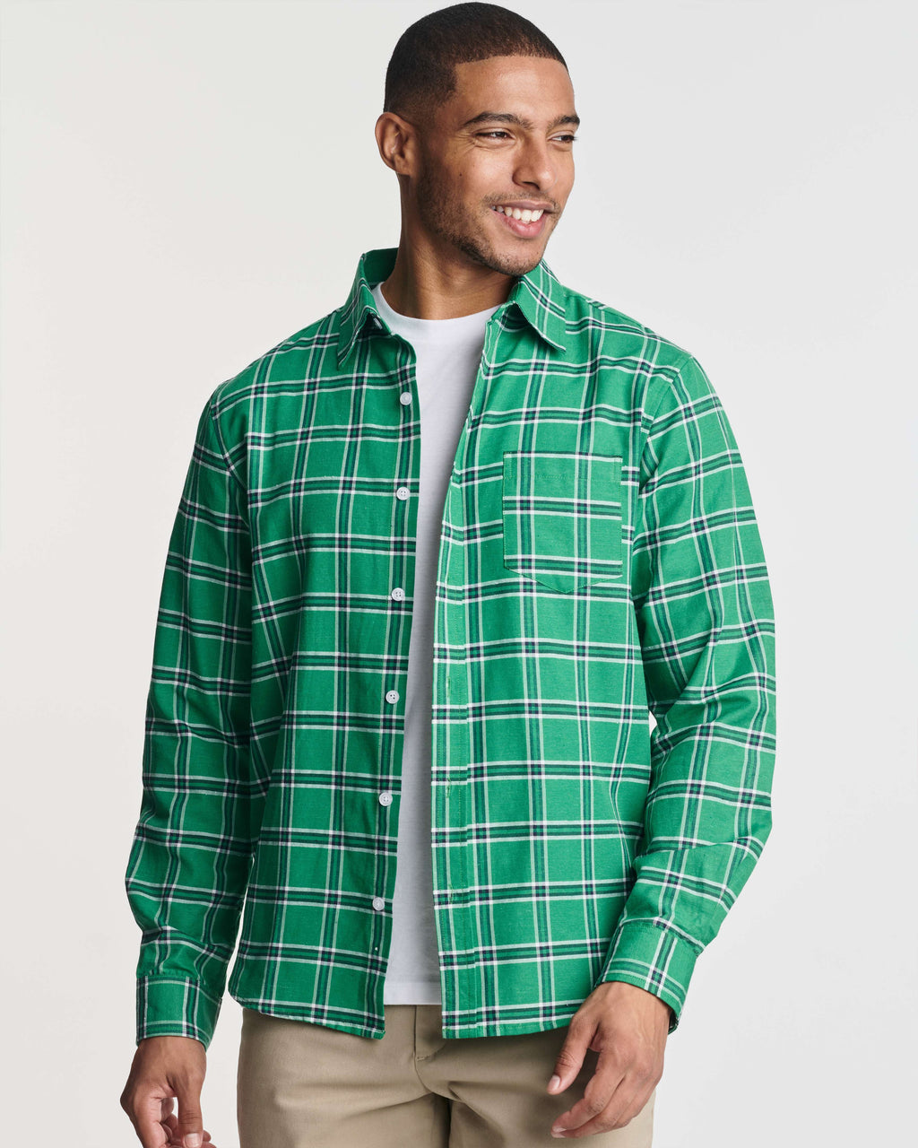 3 Pack: Men's Regular-Fit Long Sleeve Poplin Shirt (Available in Big & Tall)