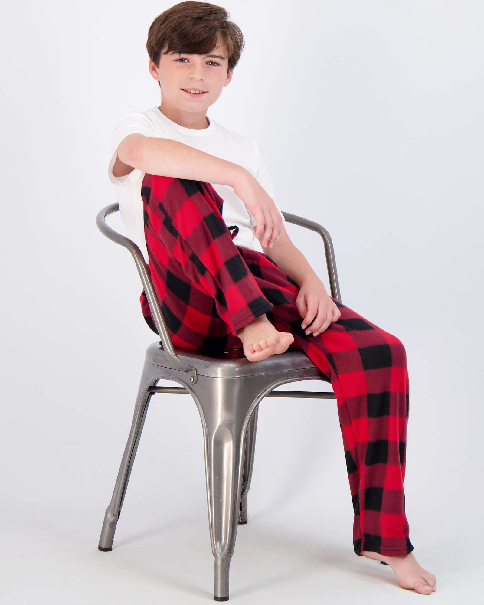 3 Pack: Boys Fleece Pajama Pant Lounge Bottoms