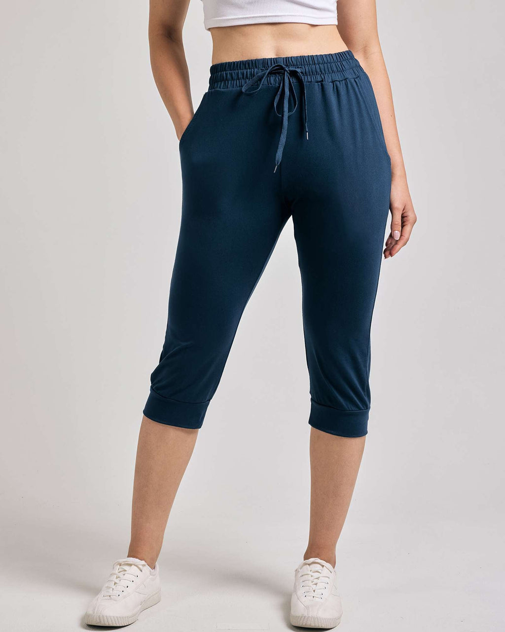 3 Pack: Women's Capri Joggers (Available in Plus Size)