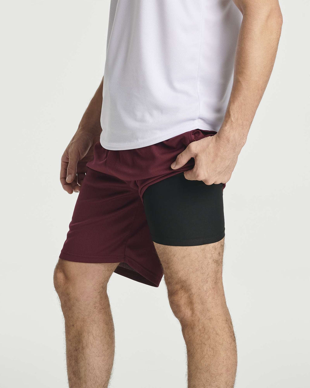 3 Pack: Men's 2-in-1 7" Running Shorts with Compression Liner (Available in Big & Tall)