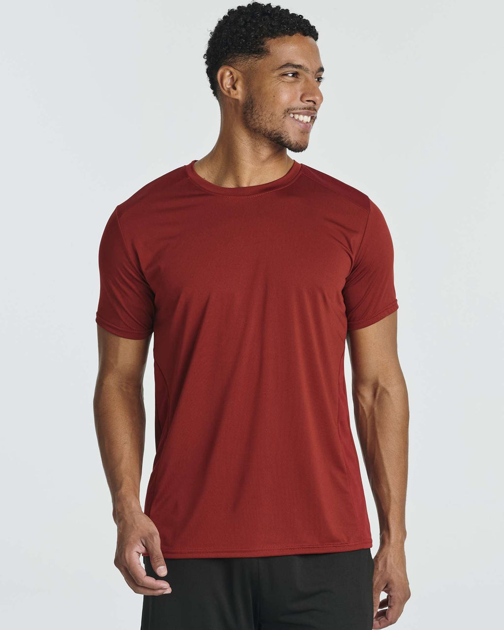 5 Pack: Mens Dry-Fit Active Crew Neck T-Shirt