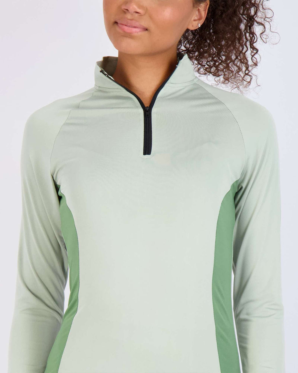 3 Pack: Womens Dry-Fit Active Long Sleeve Quarter Zip