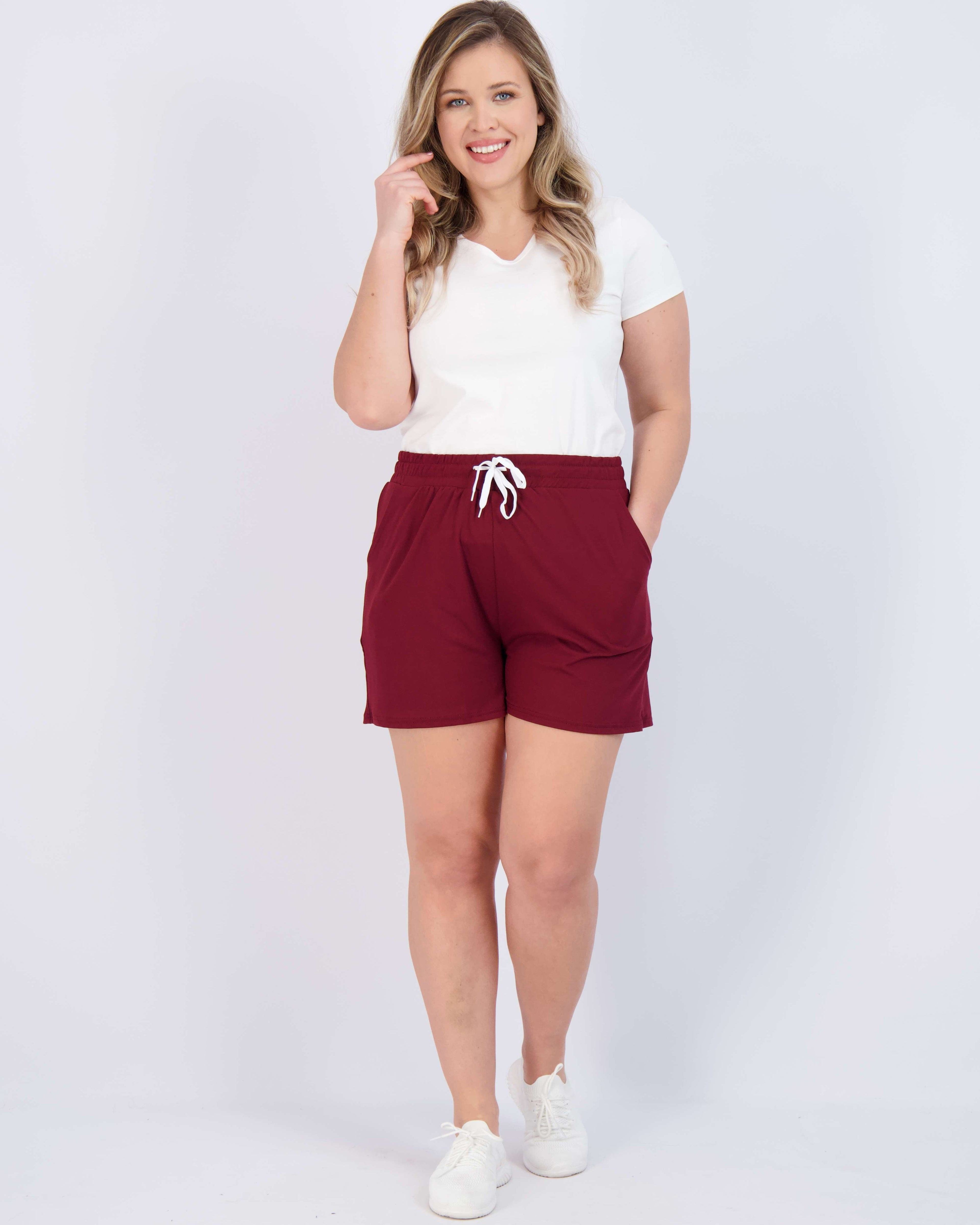 3 Pack: Womens Plus Super-Soft Lounge Shorts