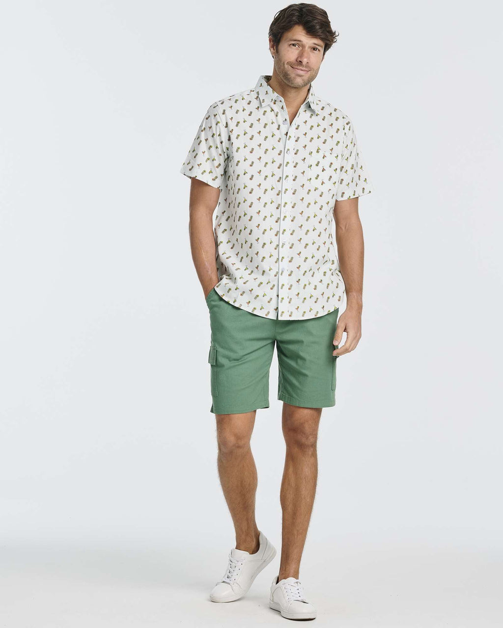 3 Pack: Men's Short-Sleeve Poplin Shirt (Available In Big & Tall)