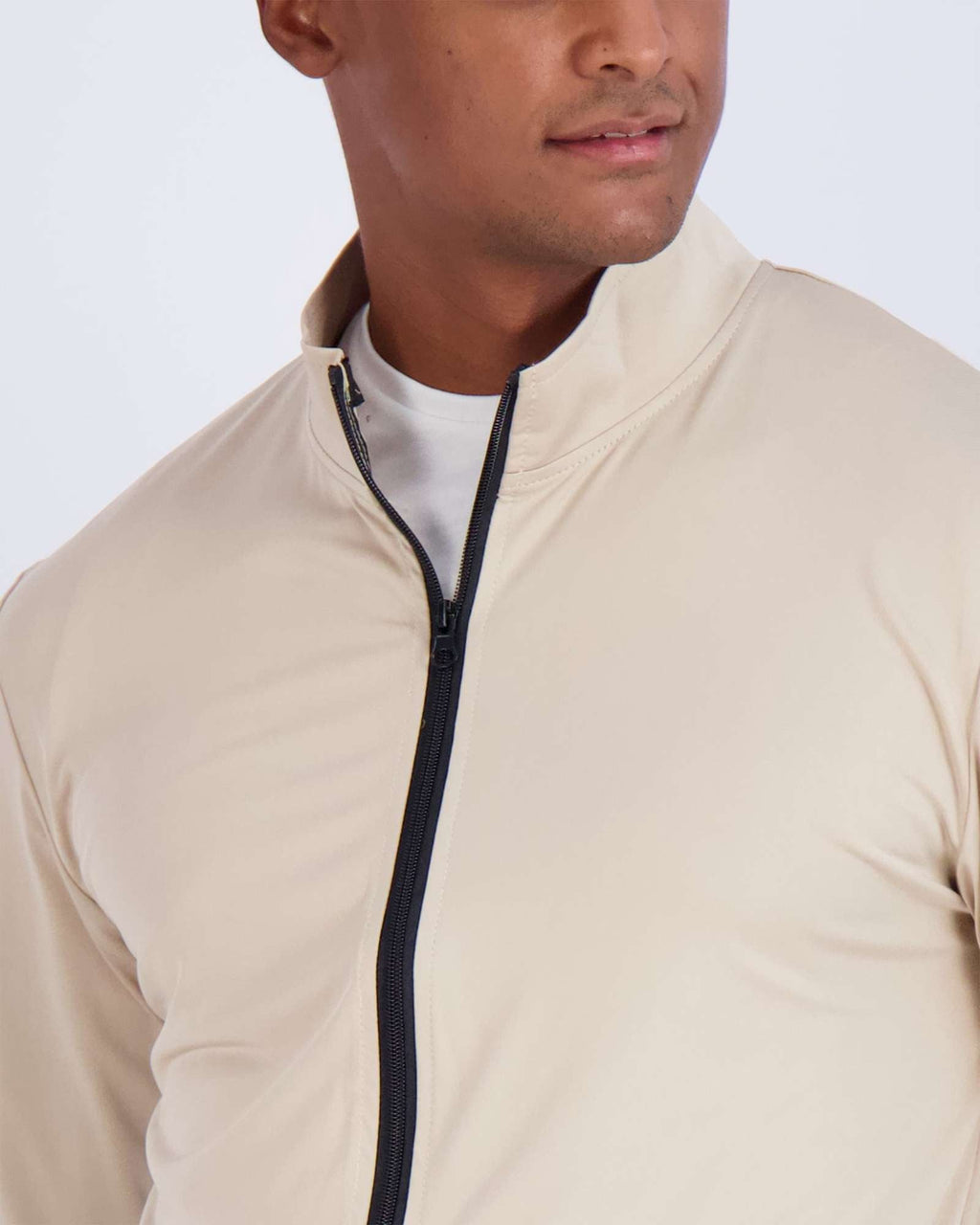 3 Pack: Mens Dry-Fit Full Zip Mock Neck Jacket