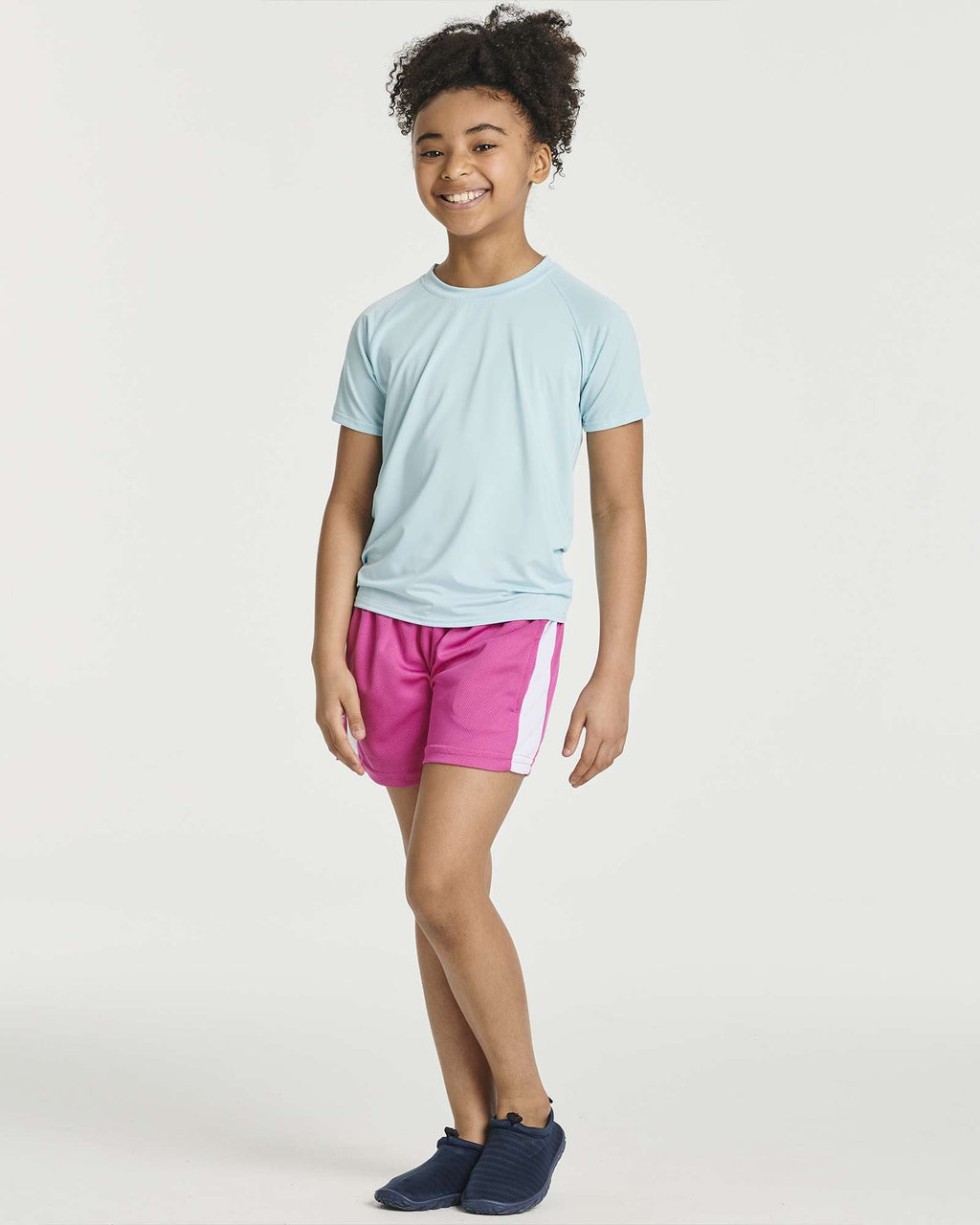 5 Pack: Girls' Short Sleeve UPF Rashguard Shirt