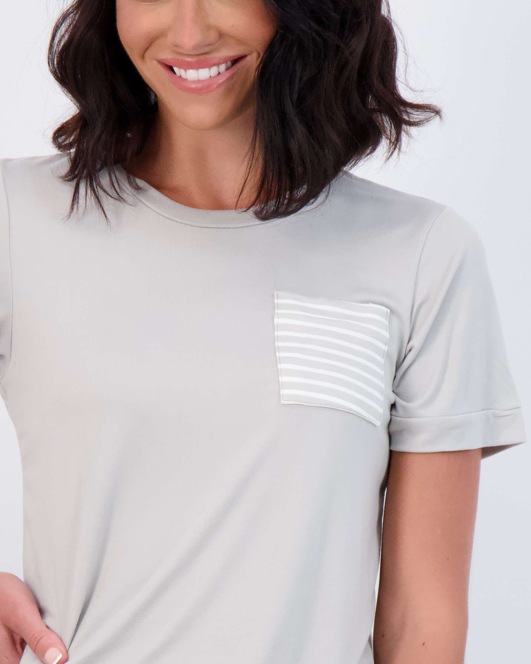 4 Piece: Womens Short Sleeve with Shorts Pajama Set