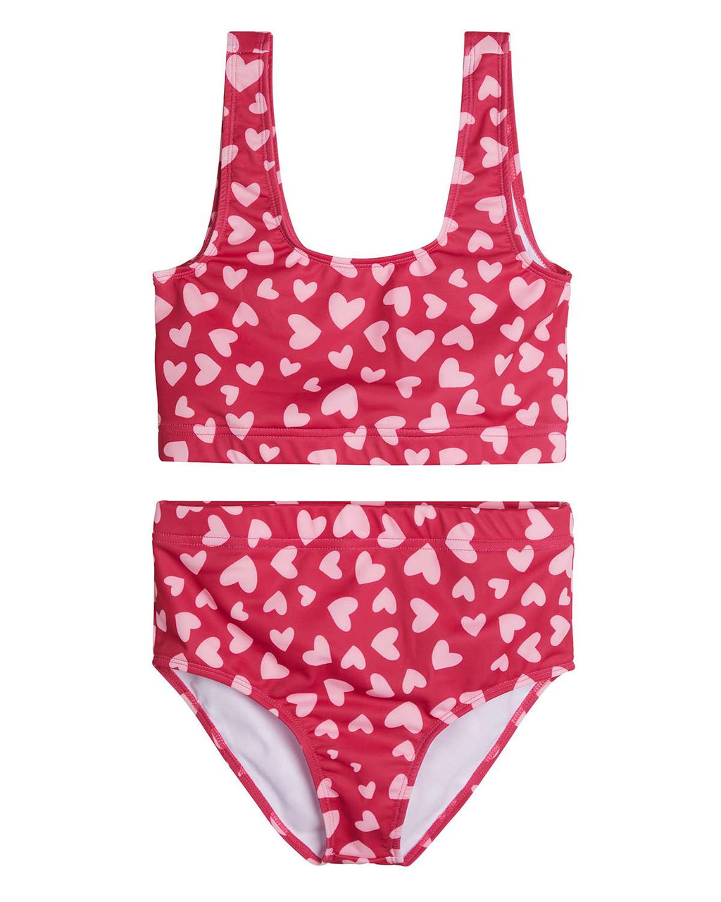 3 Pack: Girl's 2-Piece Beach Sport Bikini Swimsuit - Swimwear for Girls UPF 50+