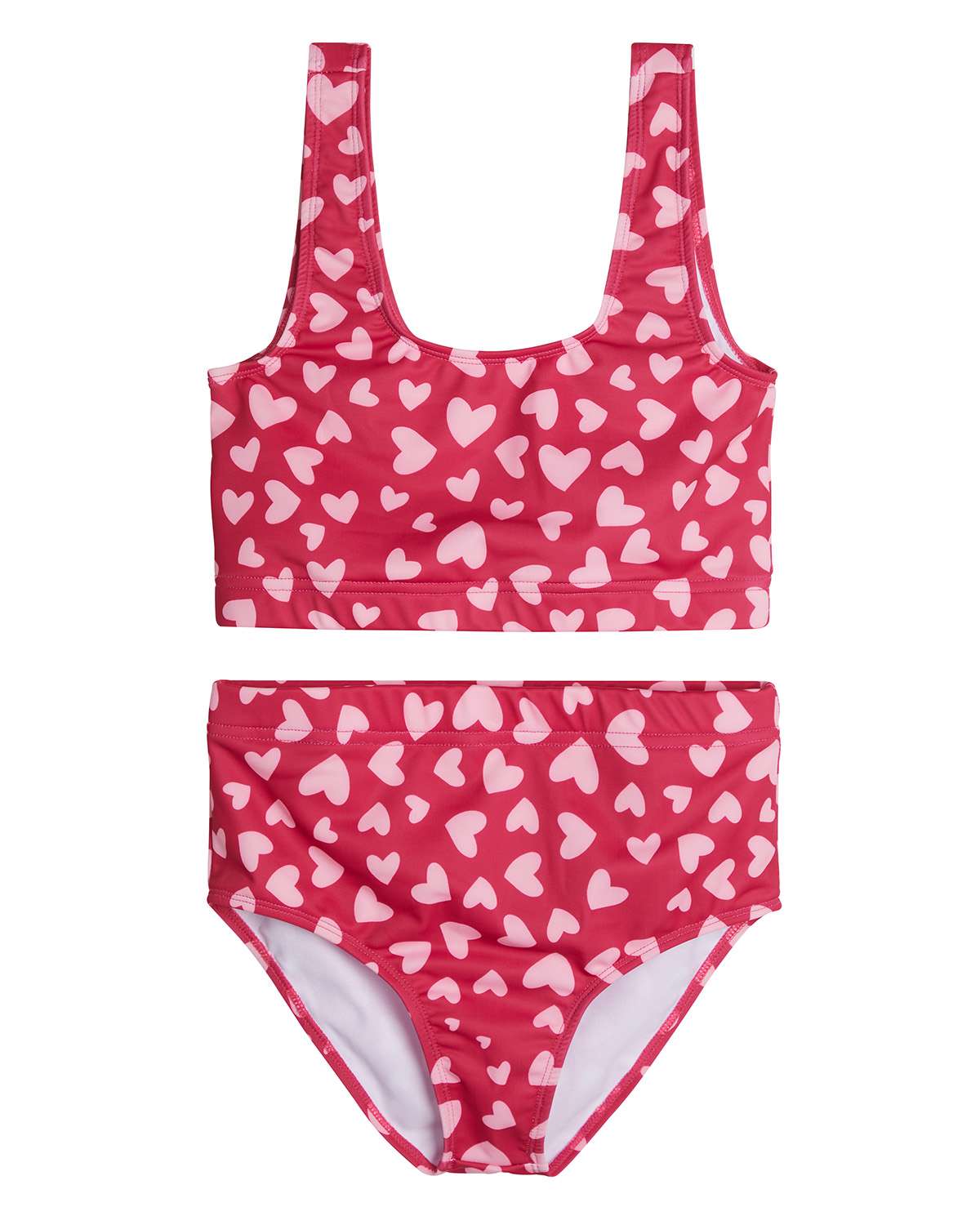 3 Pack: Girl's 2-Piece Beach Sport Bikini Swimsuit - Swimwear for Girls UPF 50+