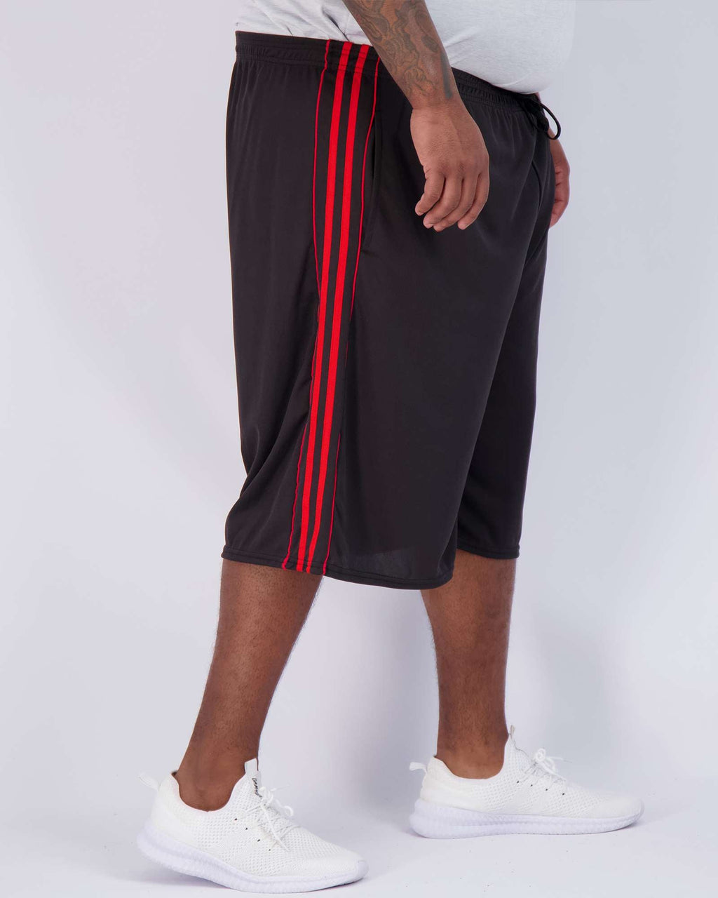 5 Pack: Mens Mesh Active Basketball Shorts (3X-5X)