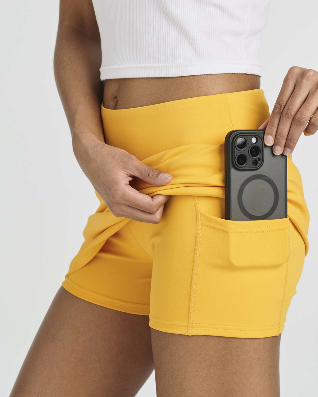 3 Pack: Women's 16" Active Skort with Pockets (Available in Plus Size)