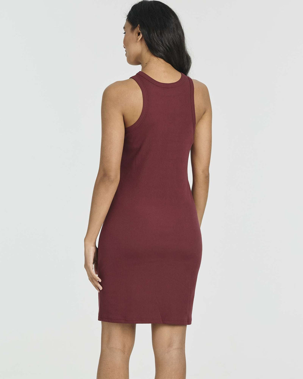 3 Pack: Women's Mini Ribbed Jersey Tank Dress