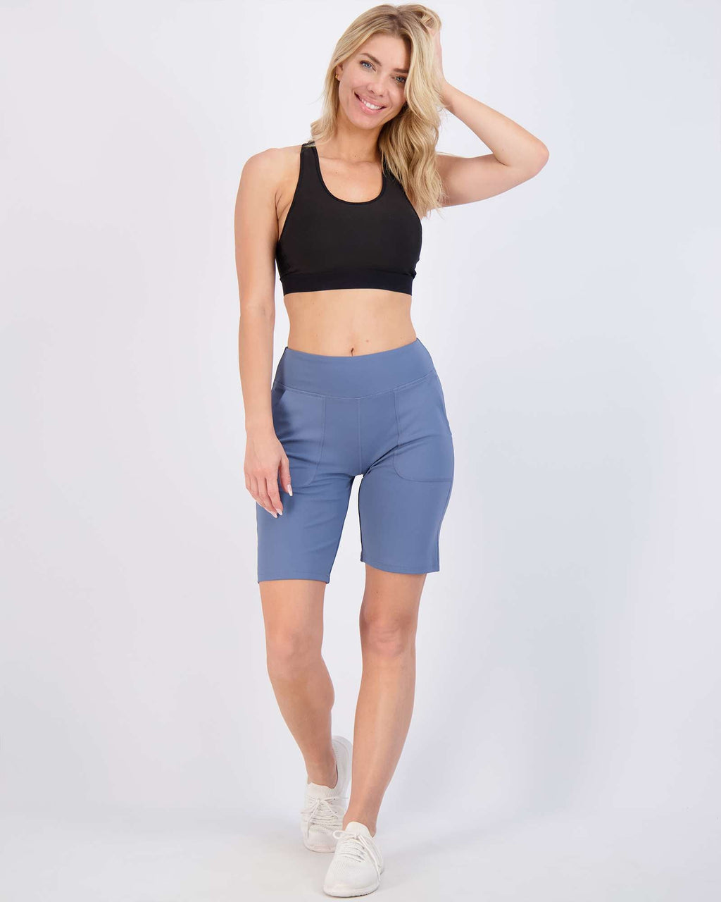4 Pack: Women's 9" Bermuda Shorts with Pockets