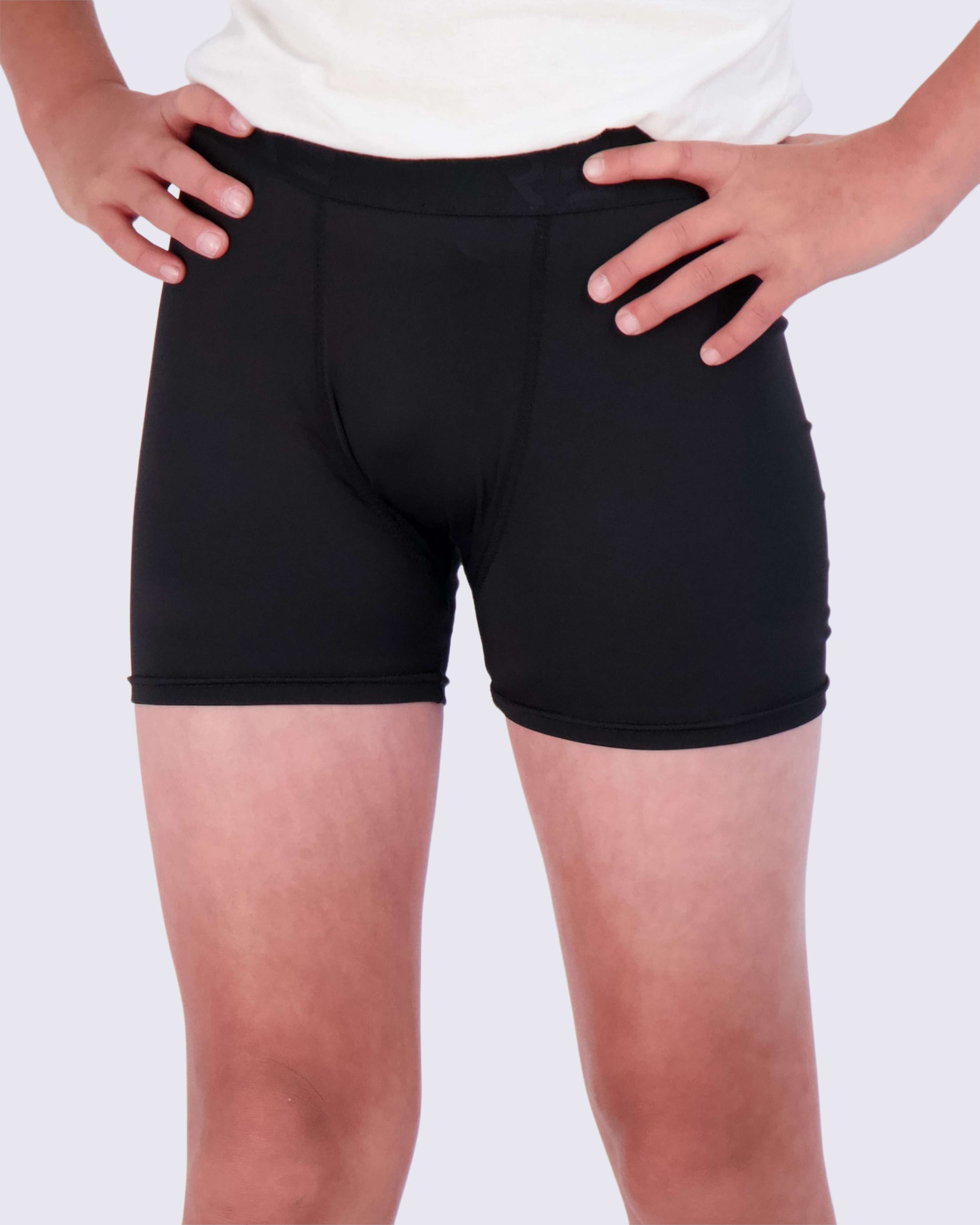 5 Pack: Boys Compression Shorts Underwear