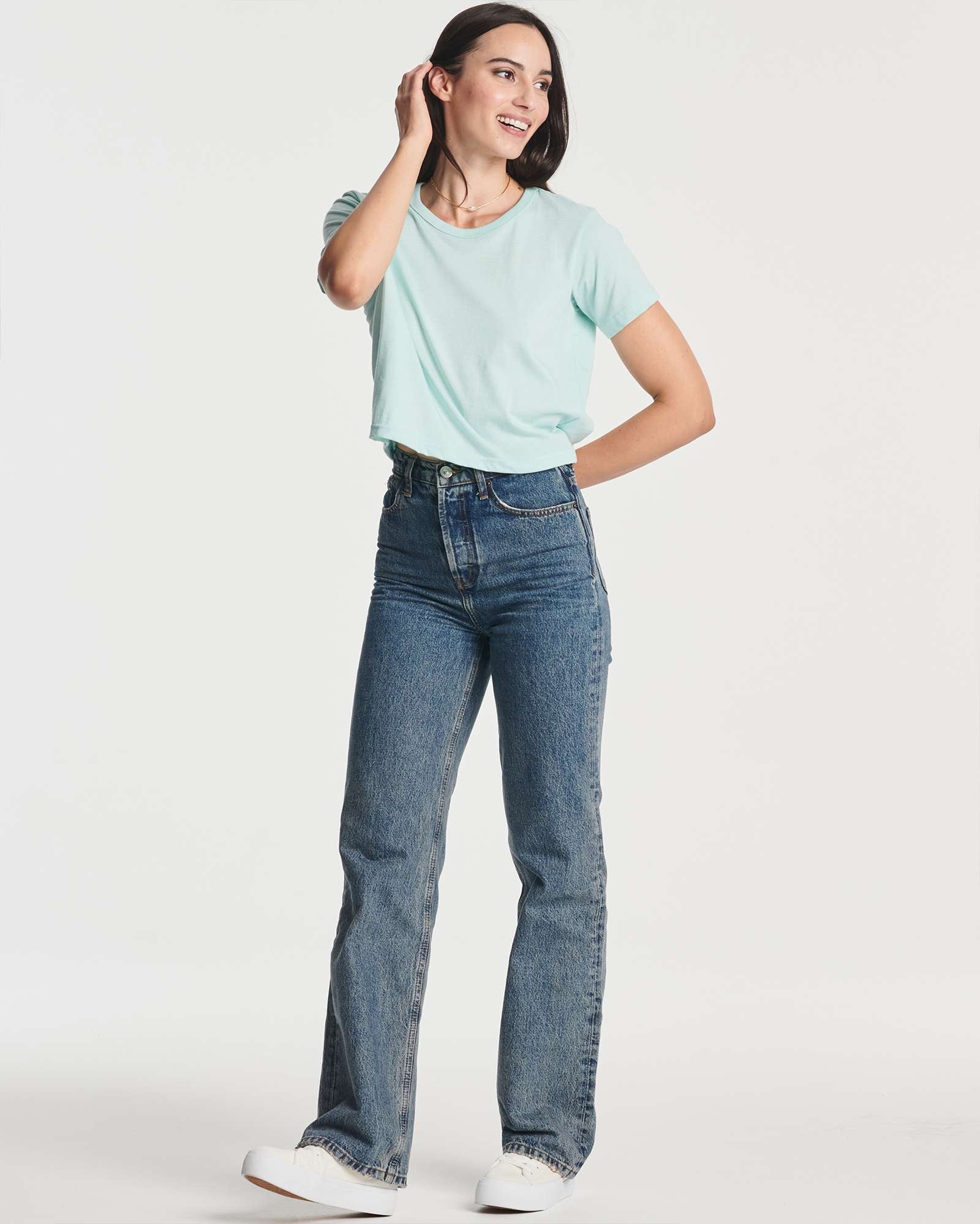 4 Pack: Women's Short Sleeve Crop Top