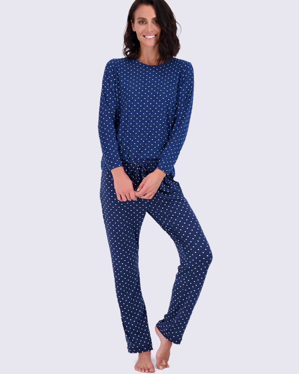 2 Pack: Women’s Pajama Set Super-Soft Long Sleeve Top With Pants
