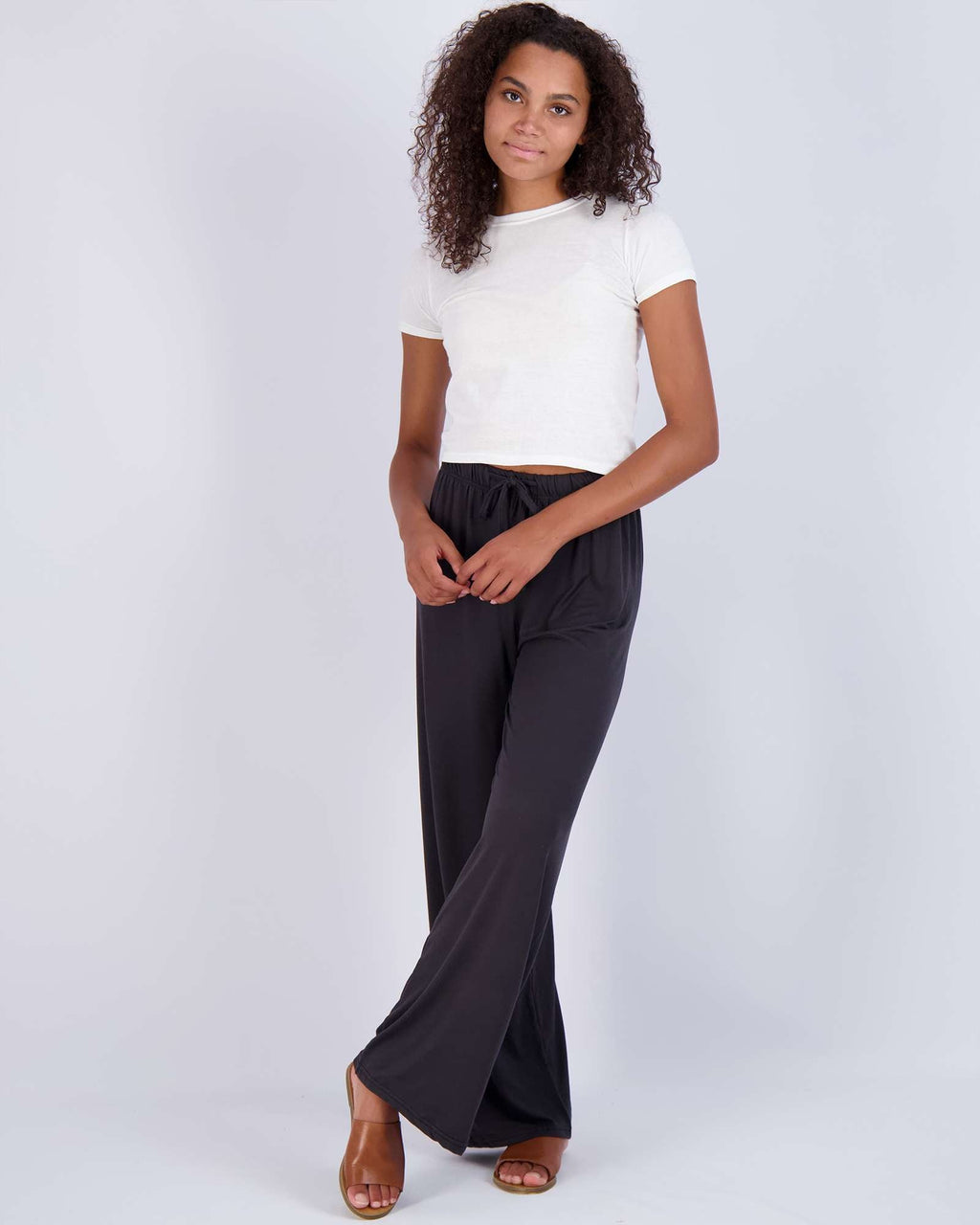 3 Pack: Womens Wide Leg Palazzo Lounge Pajama Pants