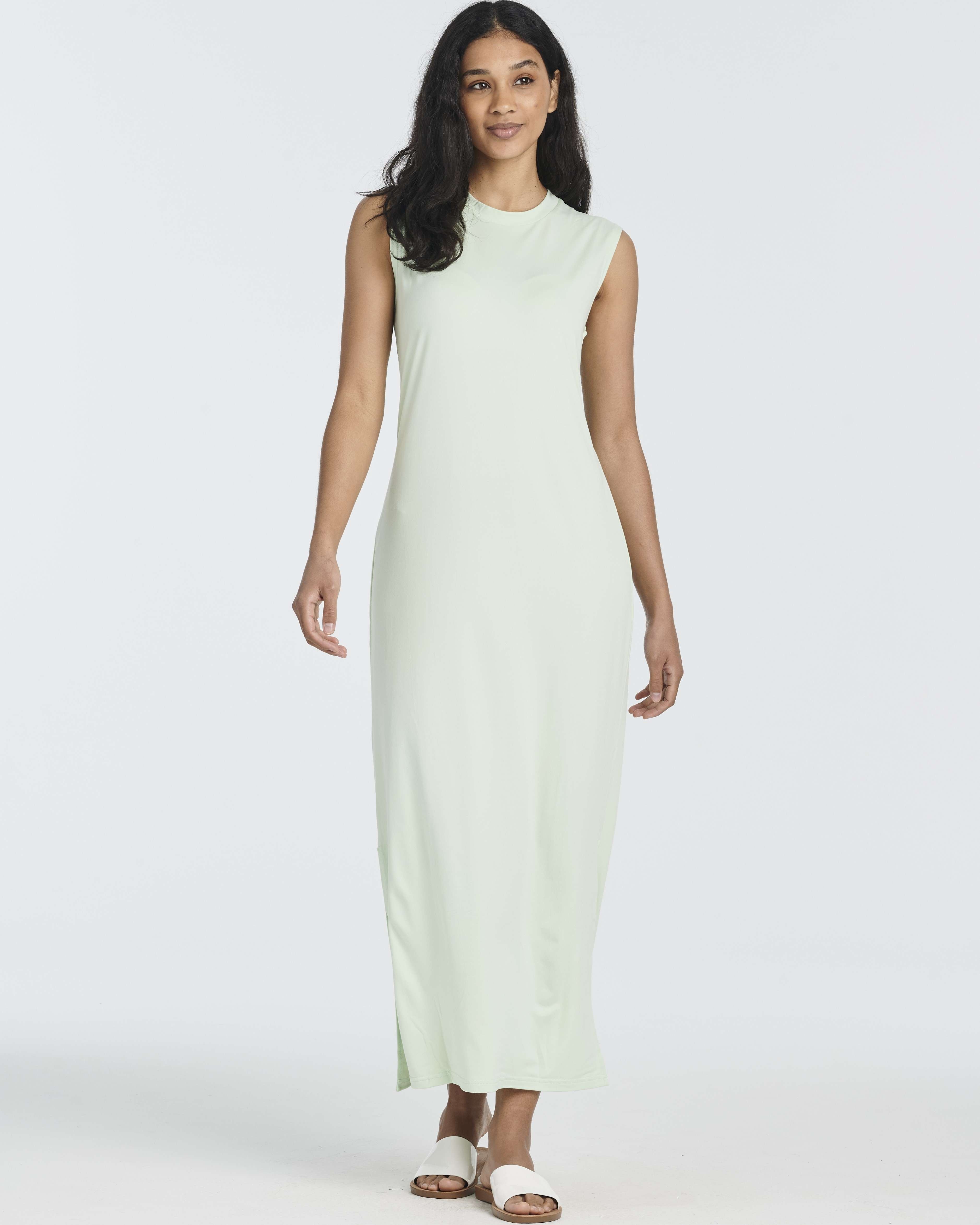 3 Pack: Women's Long Tank Maxi Dress with Pockets (Available In Plus Size)