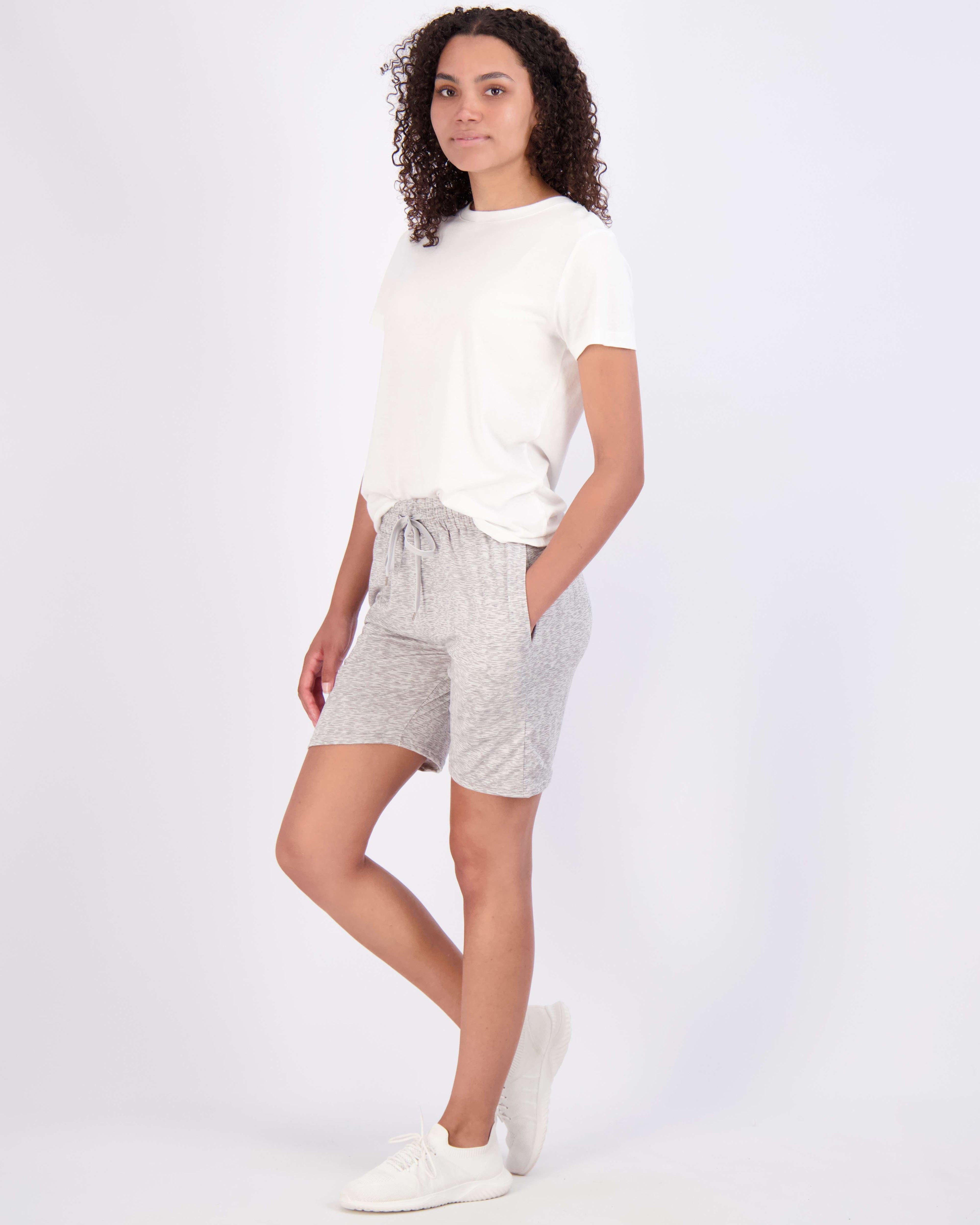 4 Pack: Women's 7" Bermuda Long High Waisted Shorts (Available in Plus Size)