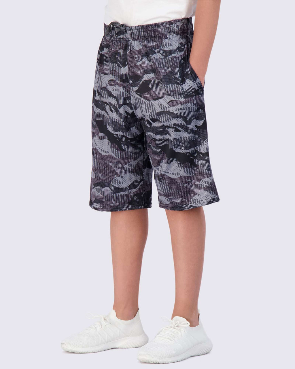 5 Pack: Boys Printed Dry Fit Active Shorts