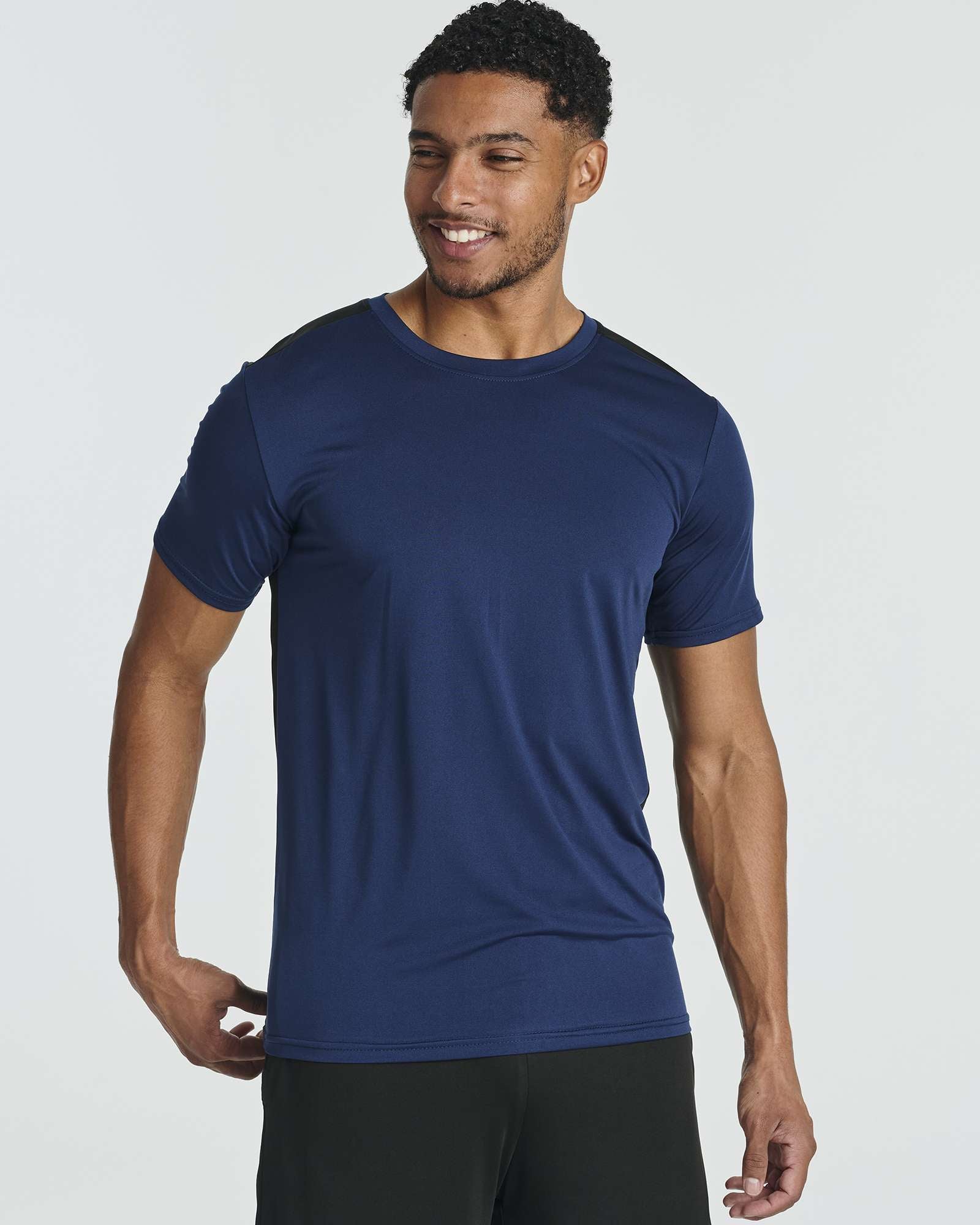 5 Pack: Mens Dry-Fit Active Crew Neck T-Shirt