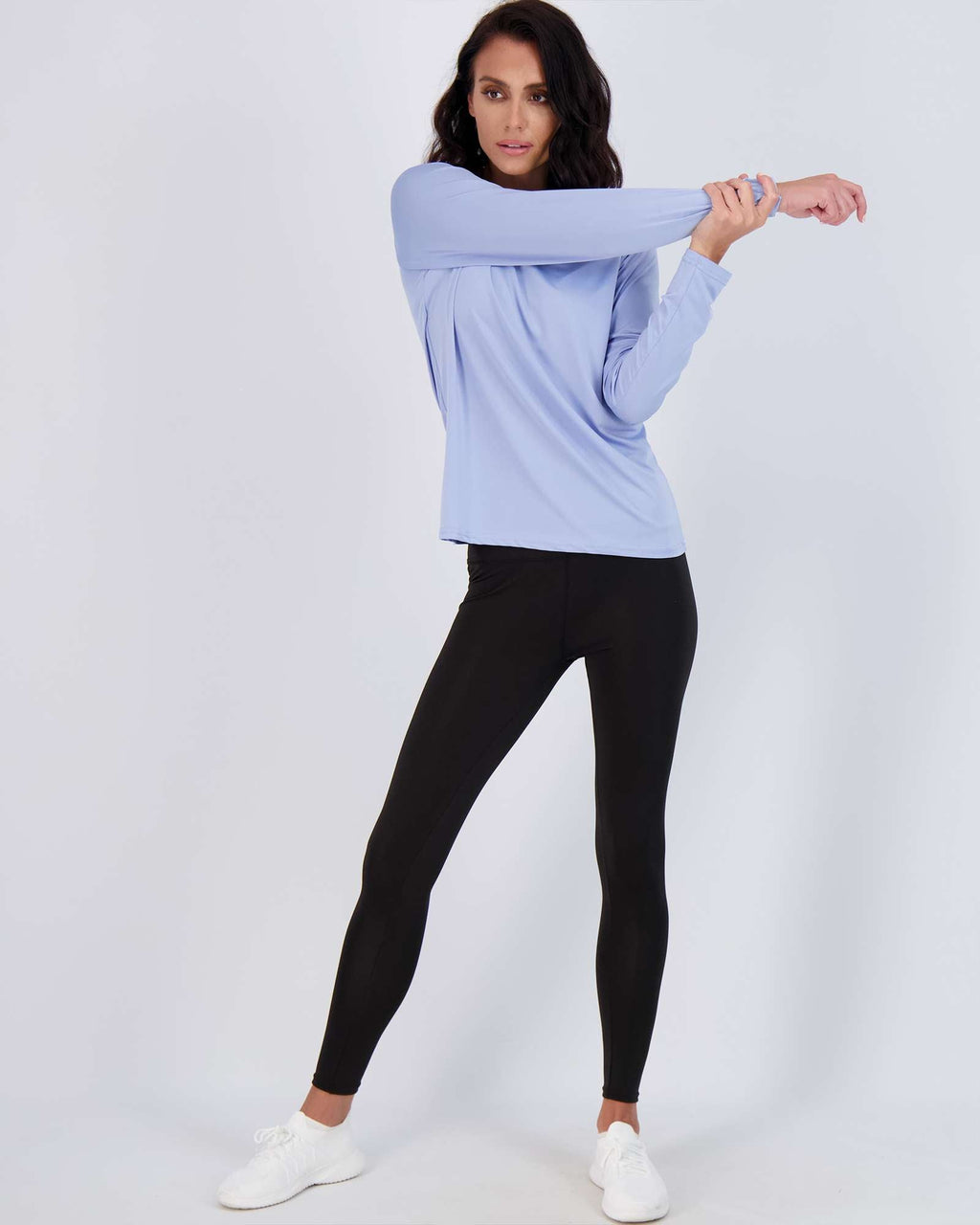 4 Pack: Womens Dry-Fit Active Long-Sleeve T-Shirt