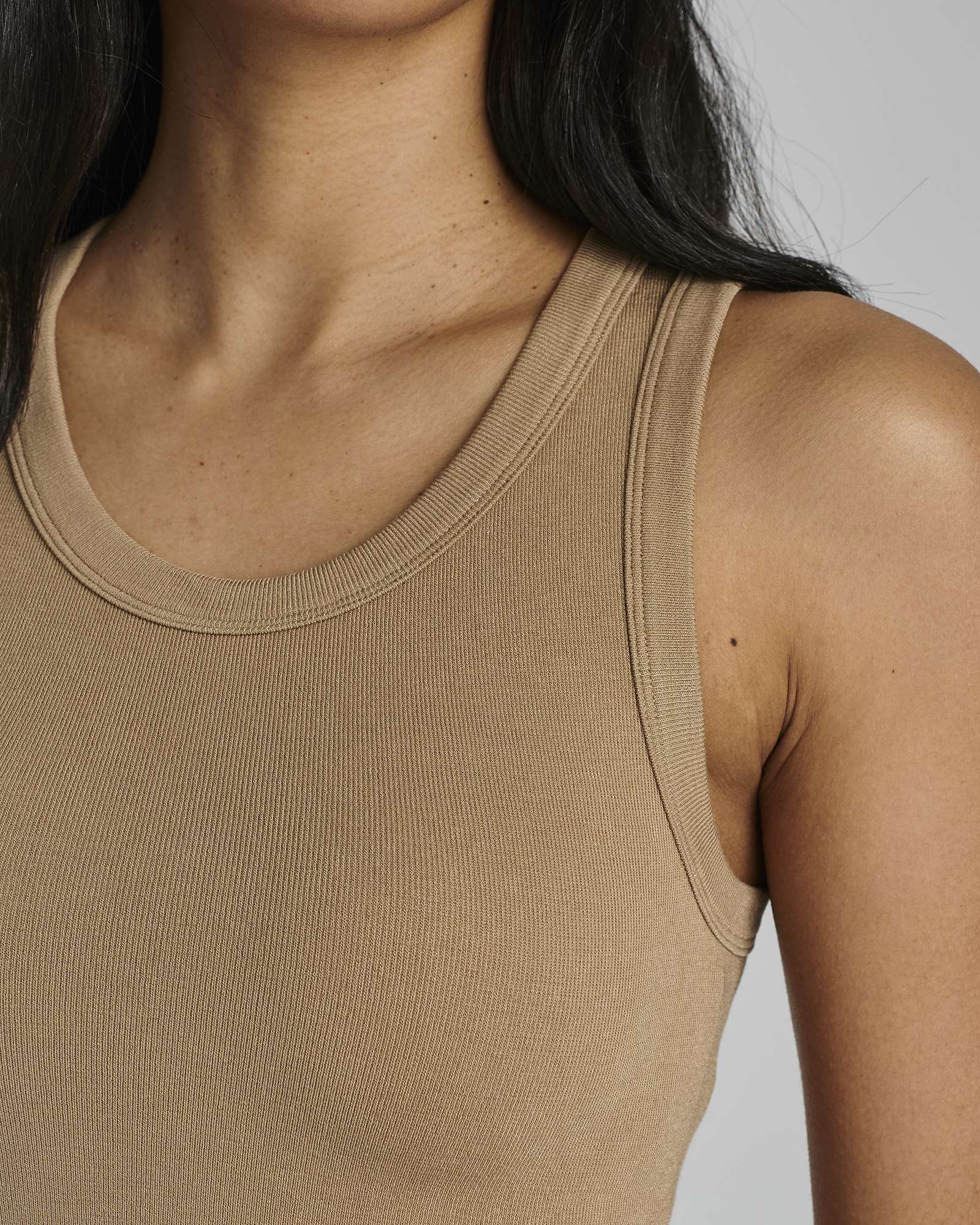 5 Pack: Women's Seamless Ribbed Cropped Tank Top