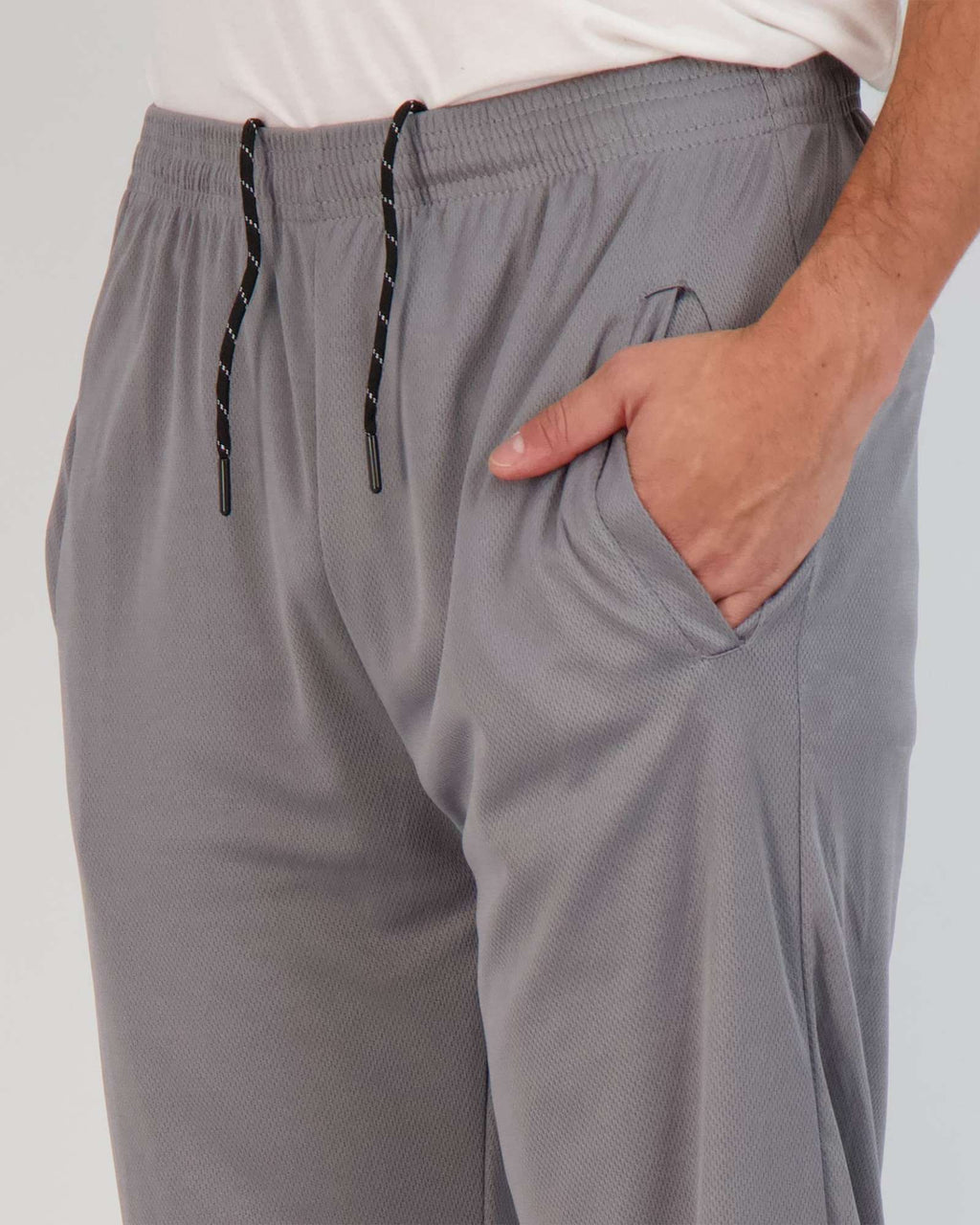 3 Pack: Mens Mesh Active Open Bottom Sweatpants