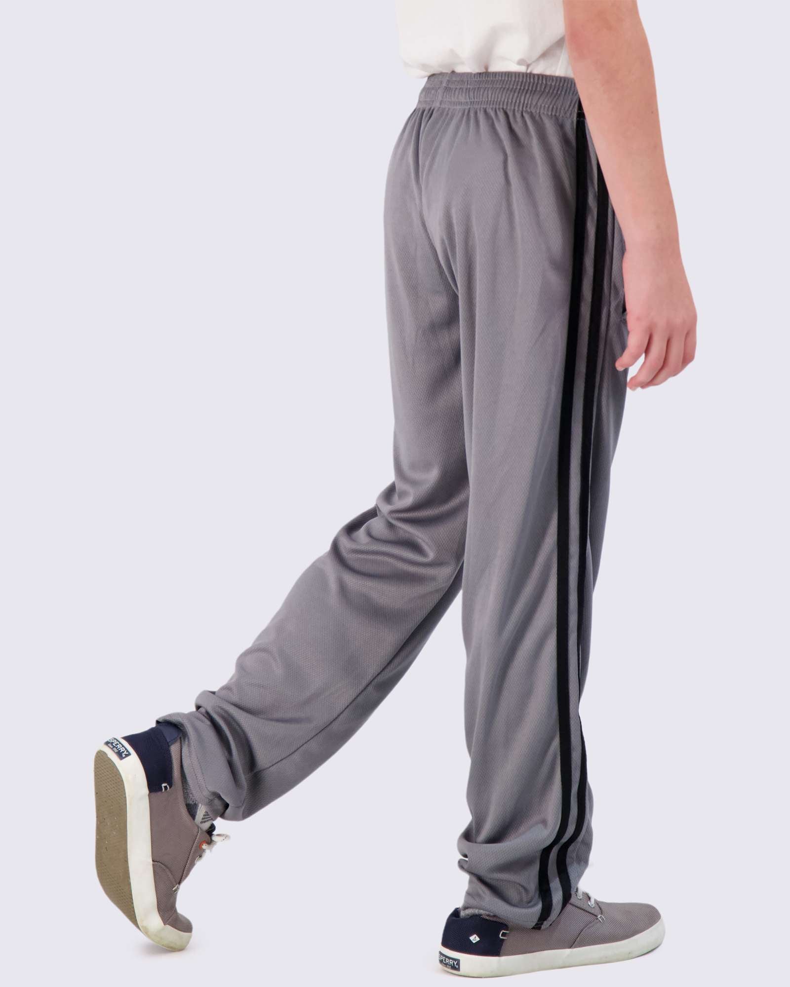 3 Pack: Boys Mesh Open Bottom Active Sweatpants