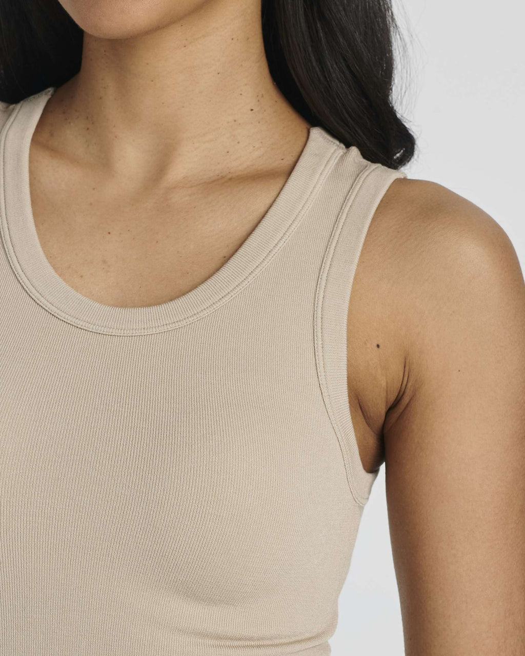 5 Pack: Women's Seamless Ribbed Cropped Tank Top