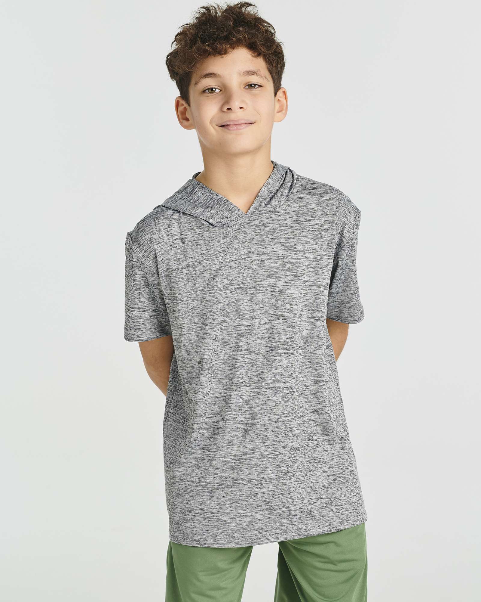 3 Pack: Boys' Dry-Fit Short Sleeve Workout Hoodie