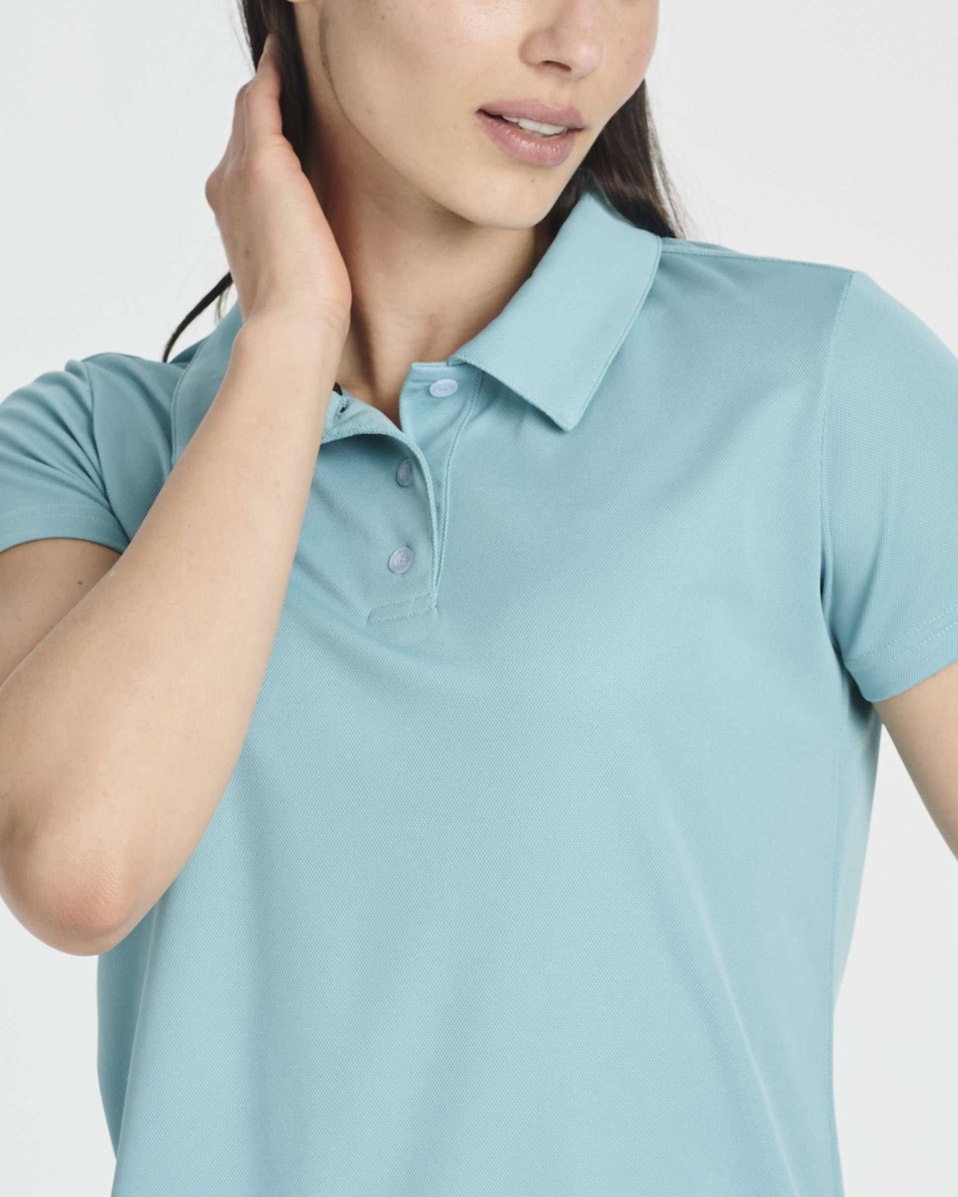 3 Pack: Womens Short Sleeve Dry-Fit Performance Polo Shirt (Available In Plus Size)