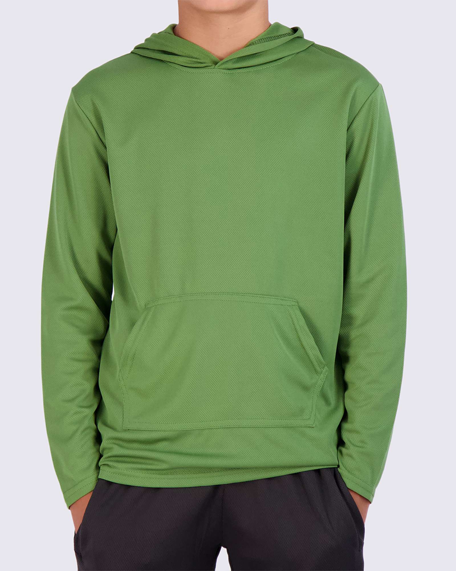 3 Pack: Boys Mesh Long Sleeve Pullover Hoodie Active Sweatshirt