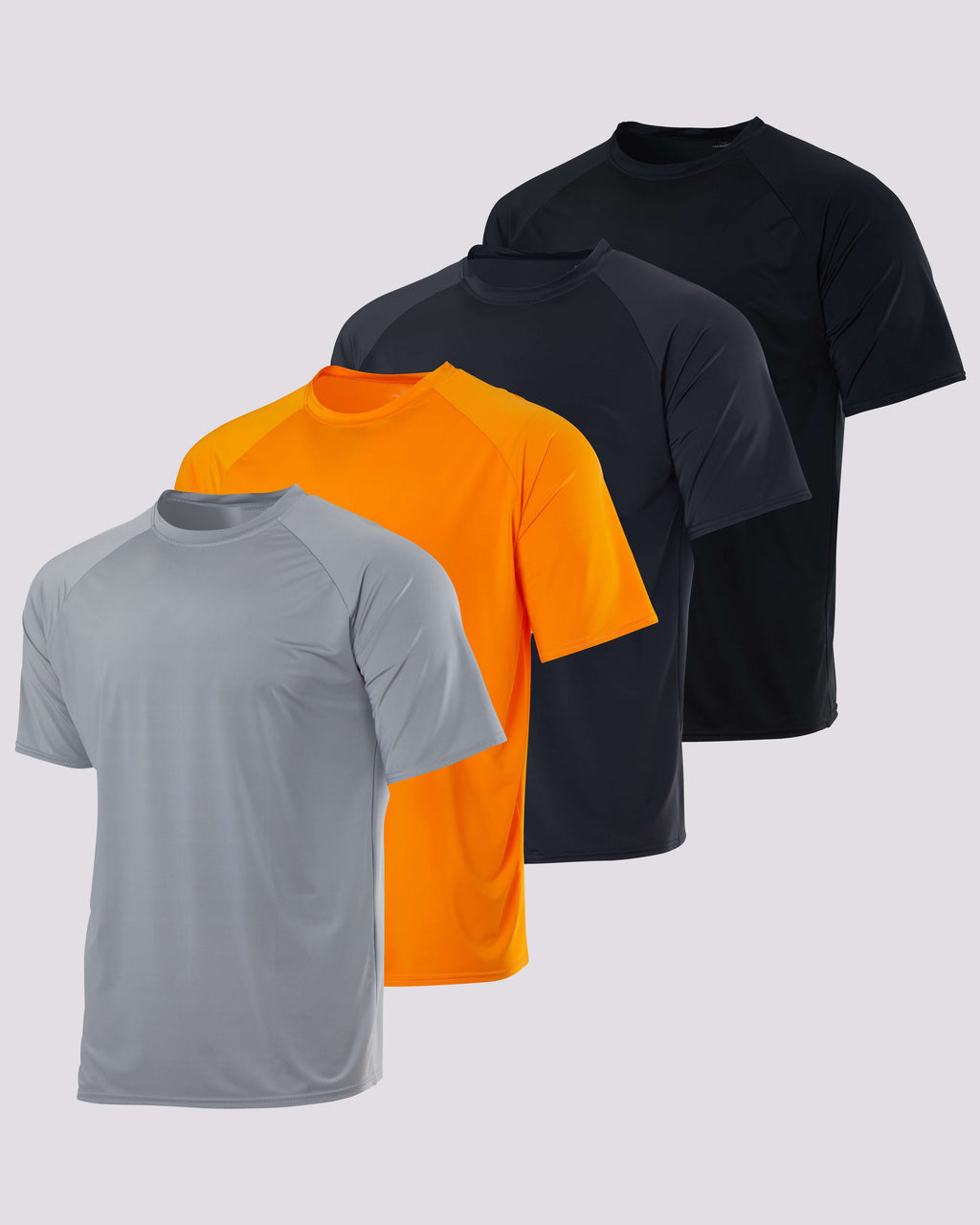 4-Pack: Boys Short Sleeve Quick Dry UPF 50+ Sun Protection Rash Guard Shirt û Swimwear Surf Top for Boys