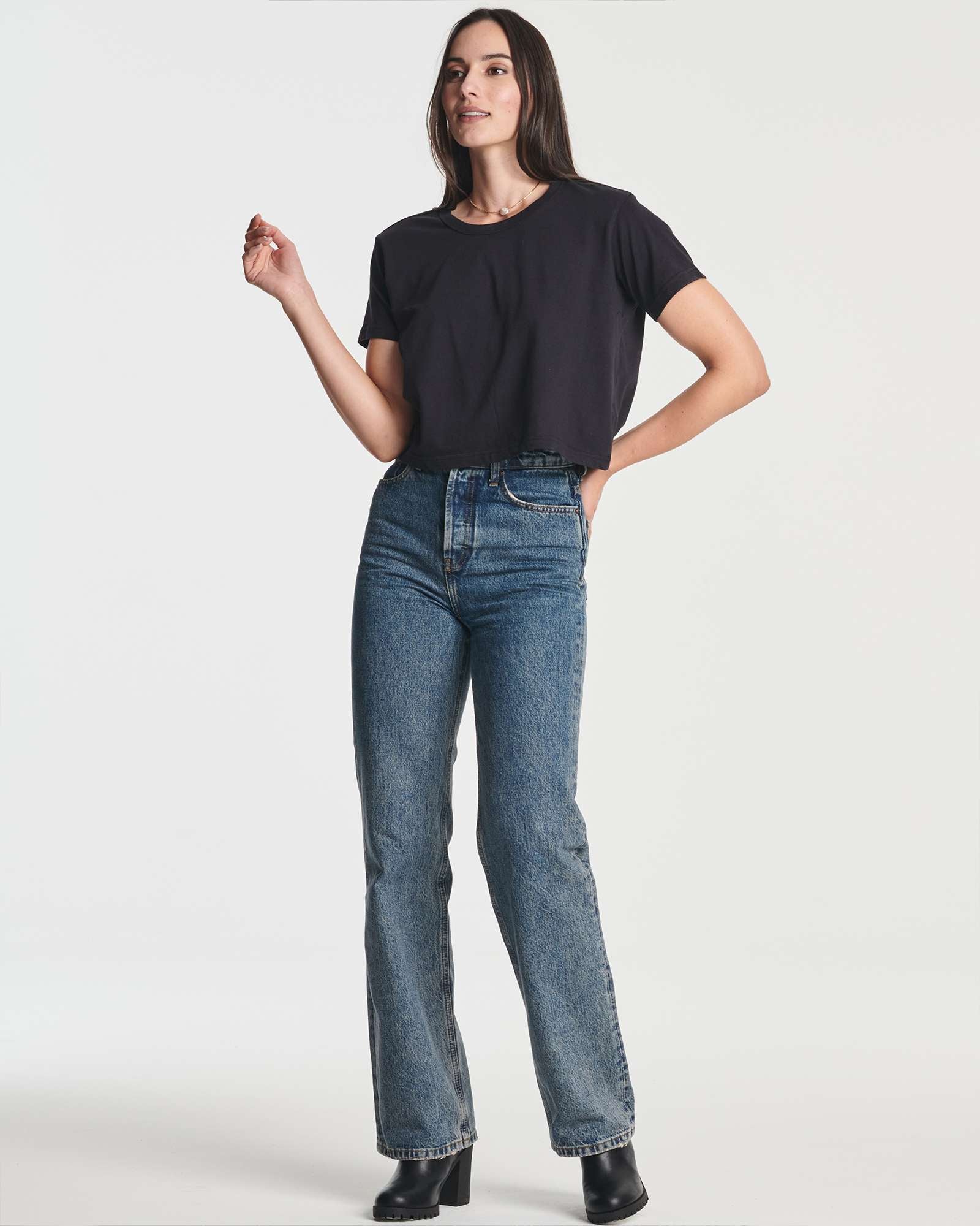 4 Pack: Women's Short Sleeve Crop Top