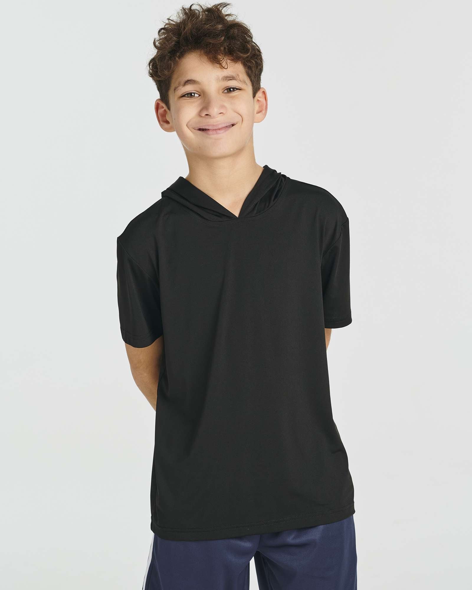 3 Pack: Boys' Dry-Fit Short Sleeve Workout Hoodie