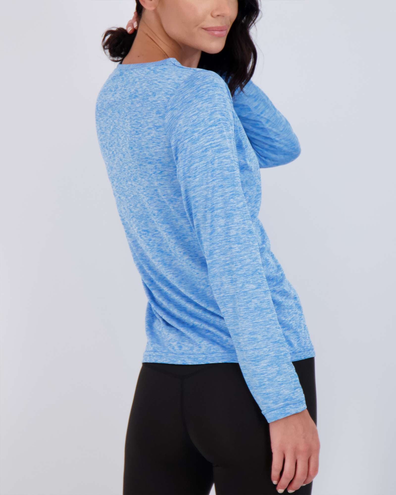 4 Pack: Womens Dry-Fit Active Long-Sleeve T-Shirt