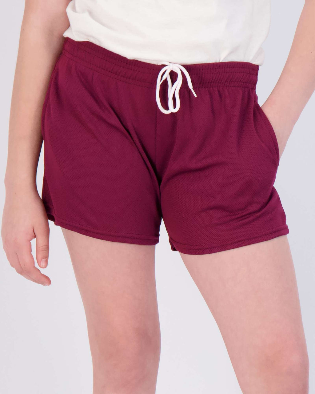 4 Pack: Girls' Mesh Athletic Performance Shorts