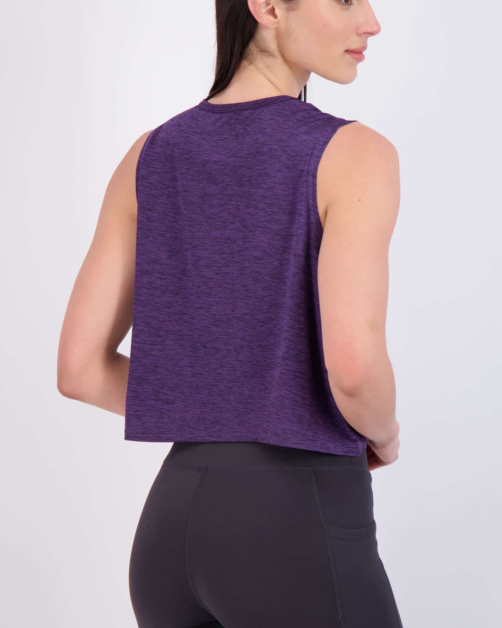 5 Pack: Women's Dry Fit Crop Tank Top