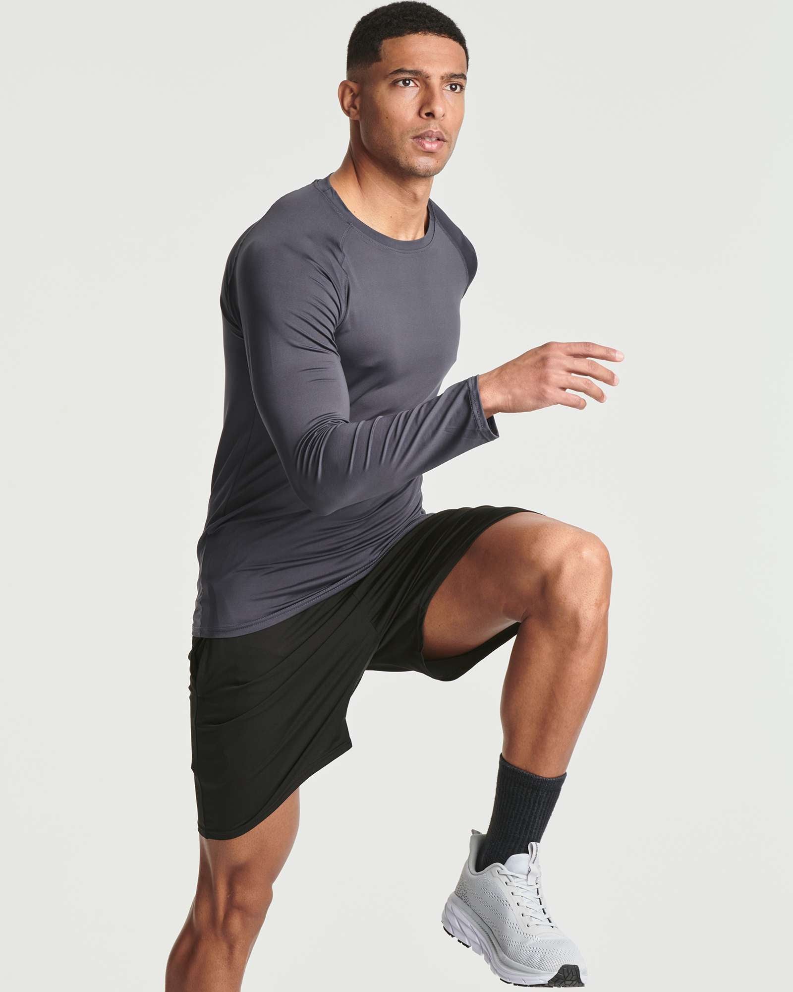 4 Pack: Mens Compression Long Sleeve Shirt