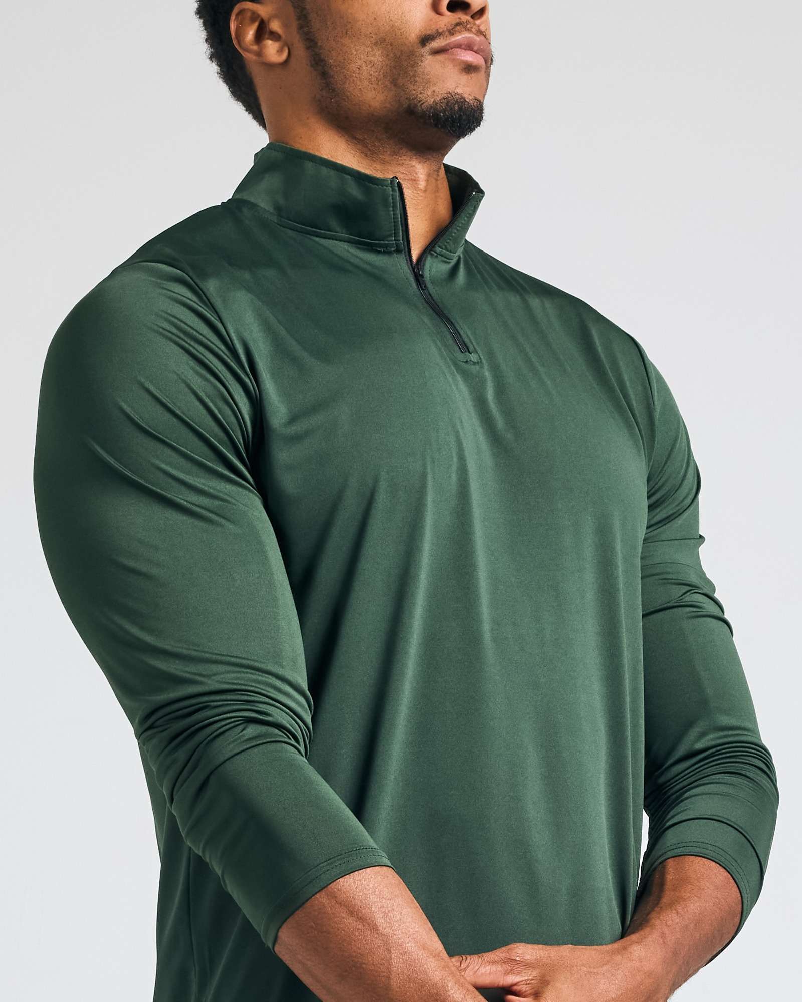 3 Pack: Mens Active Dry-Fit Quarter Zip Pullover (Available in Big & Tall)