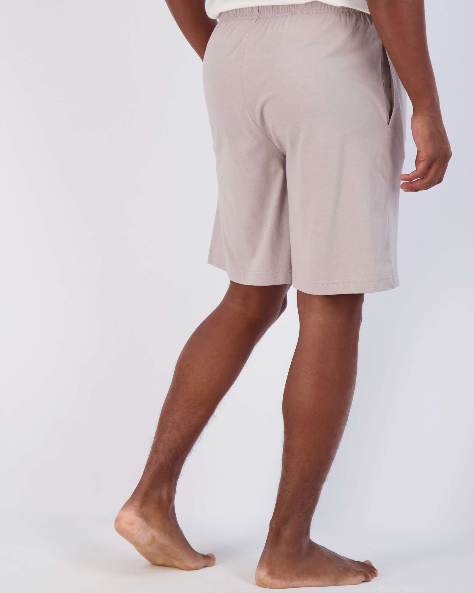 3 Pack:Mens Cotton Sleep Pajama Lounge Shorts