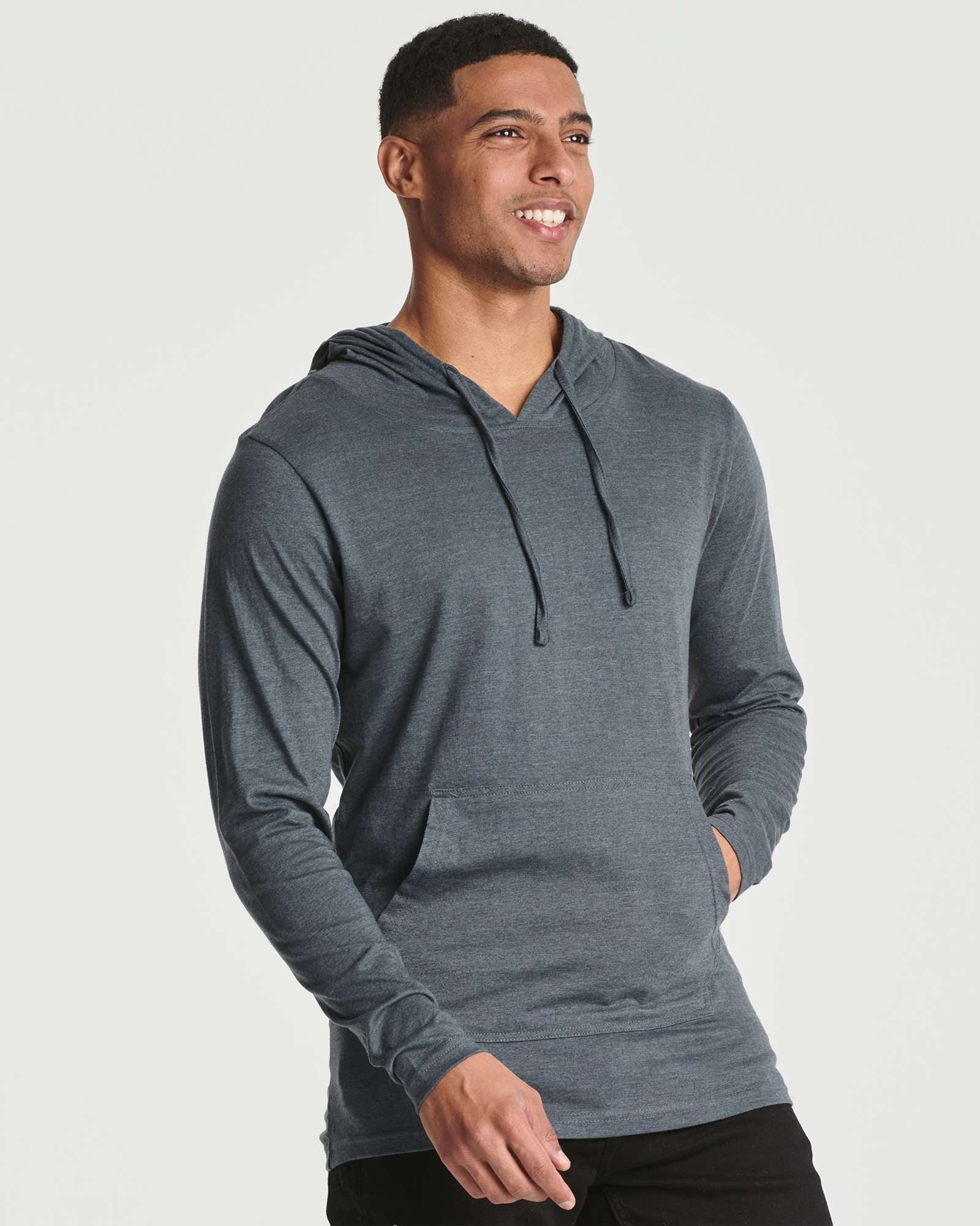3 Pack: Mens Cotton Lightweight Pullover Hoodie