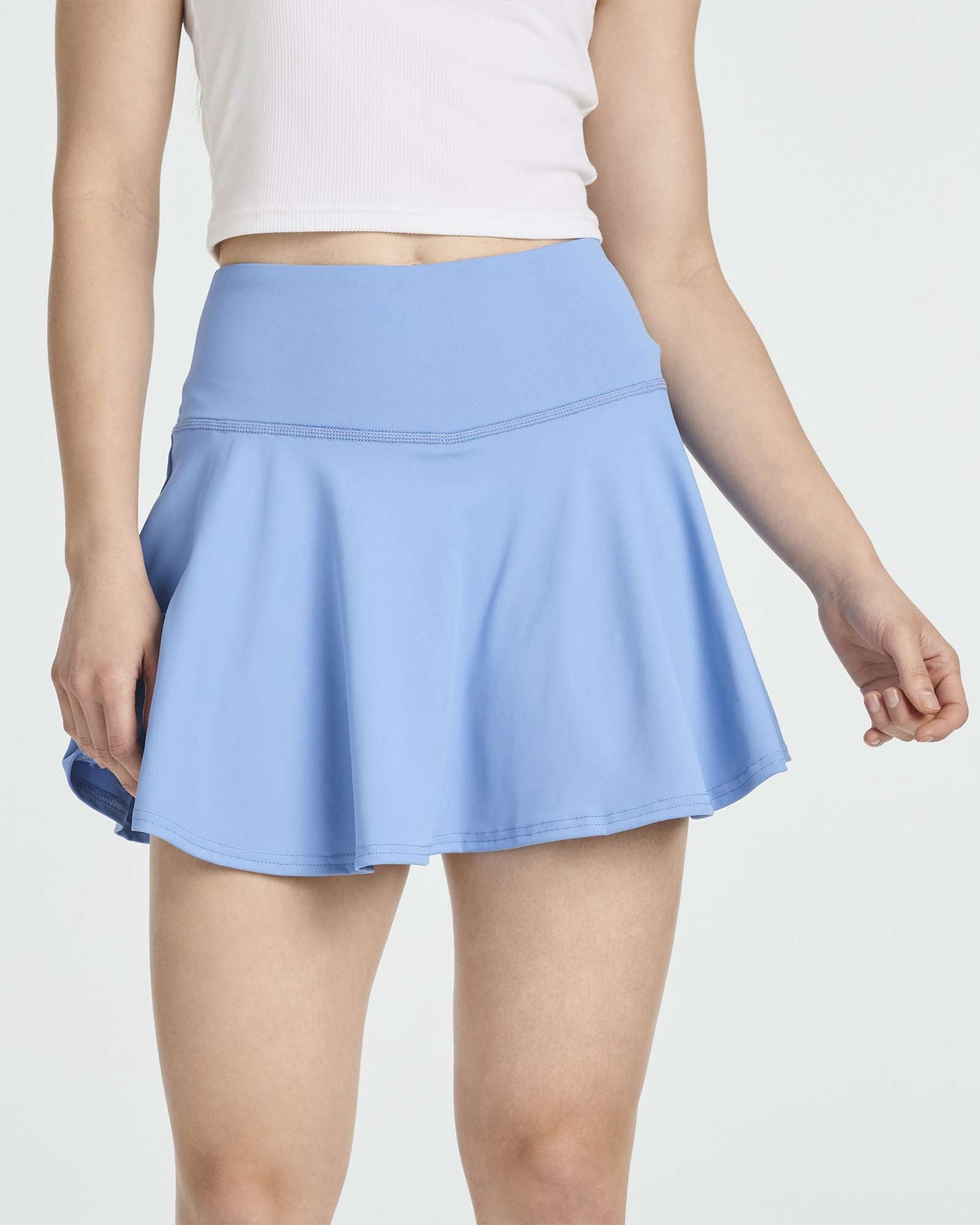 4 Pack: Women's High Waisted Tennis Skirts