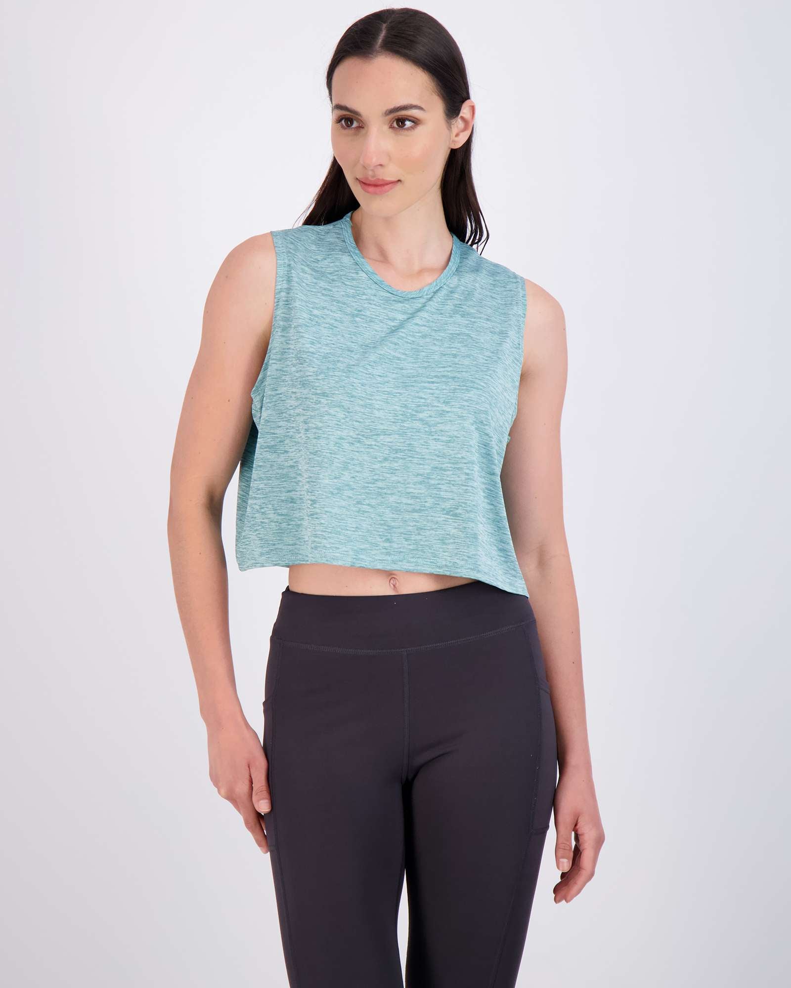 5 Pack: Women's Dry Fit Crop Tank Top