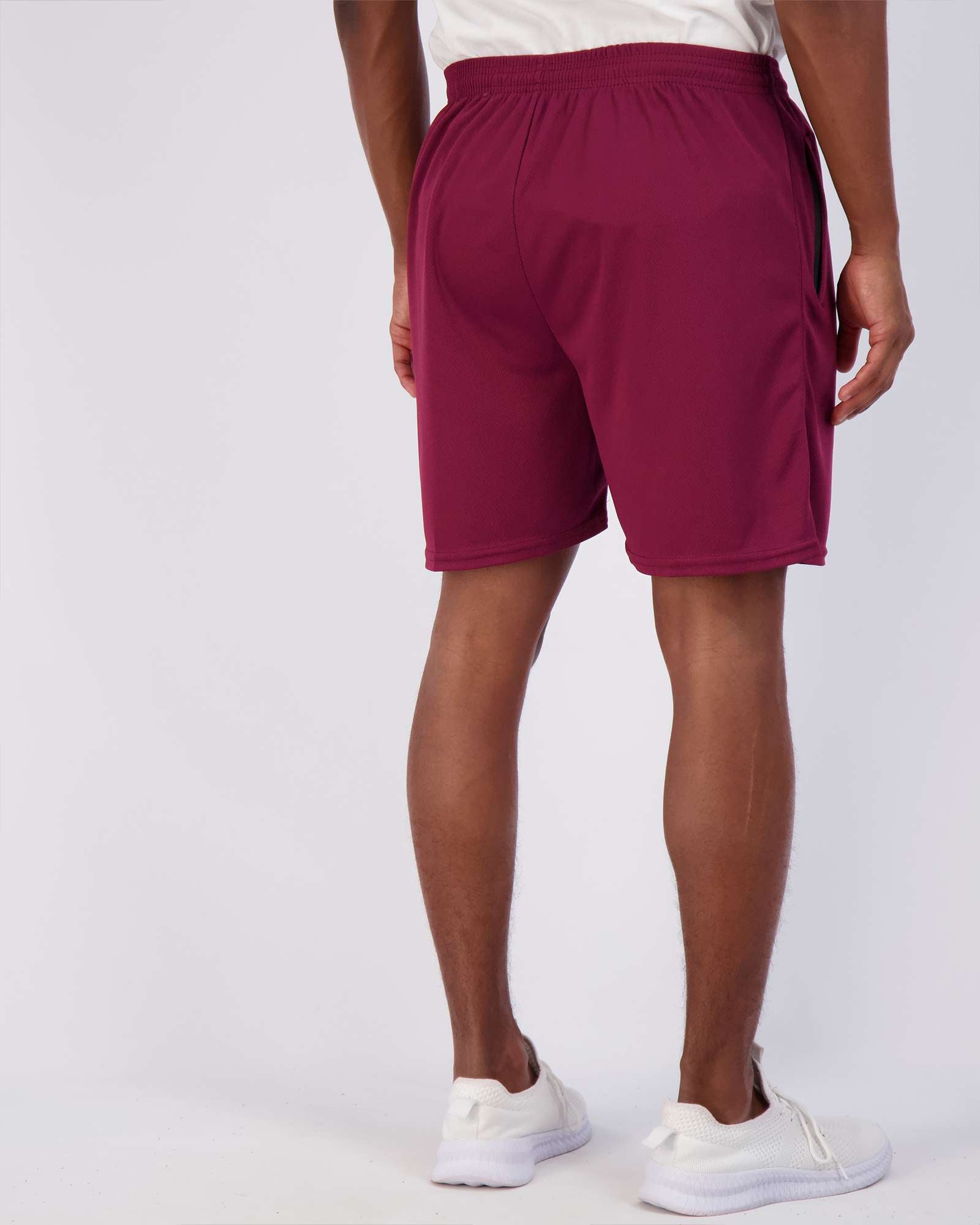 4 Pack: 7" Athletic Running Quick Dry Mesh Shorts with Zipper Pockets (Available In Big & Tall)