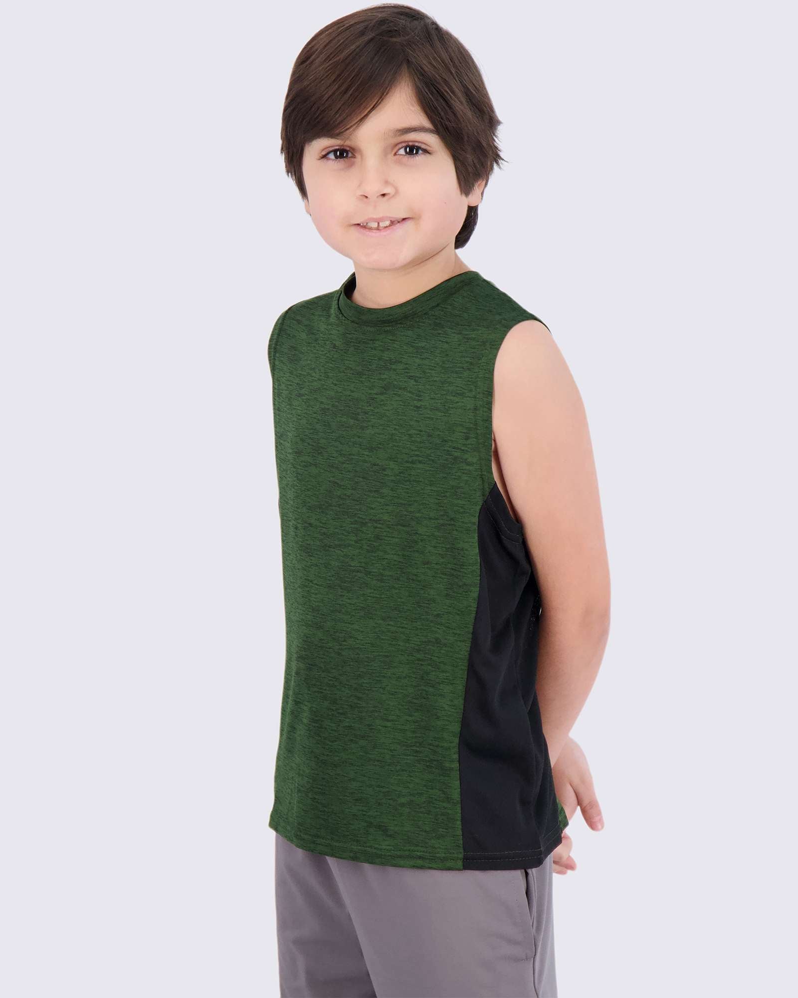 5 Pack: Boys Dry-Fit Active Tank Top
