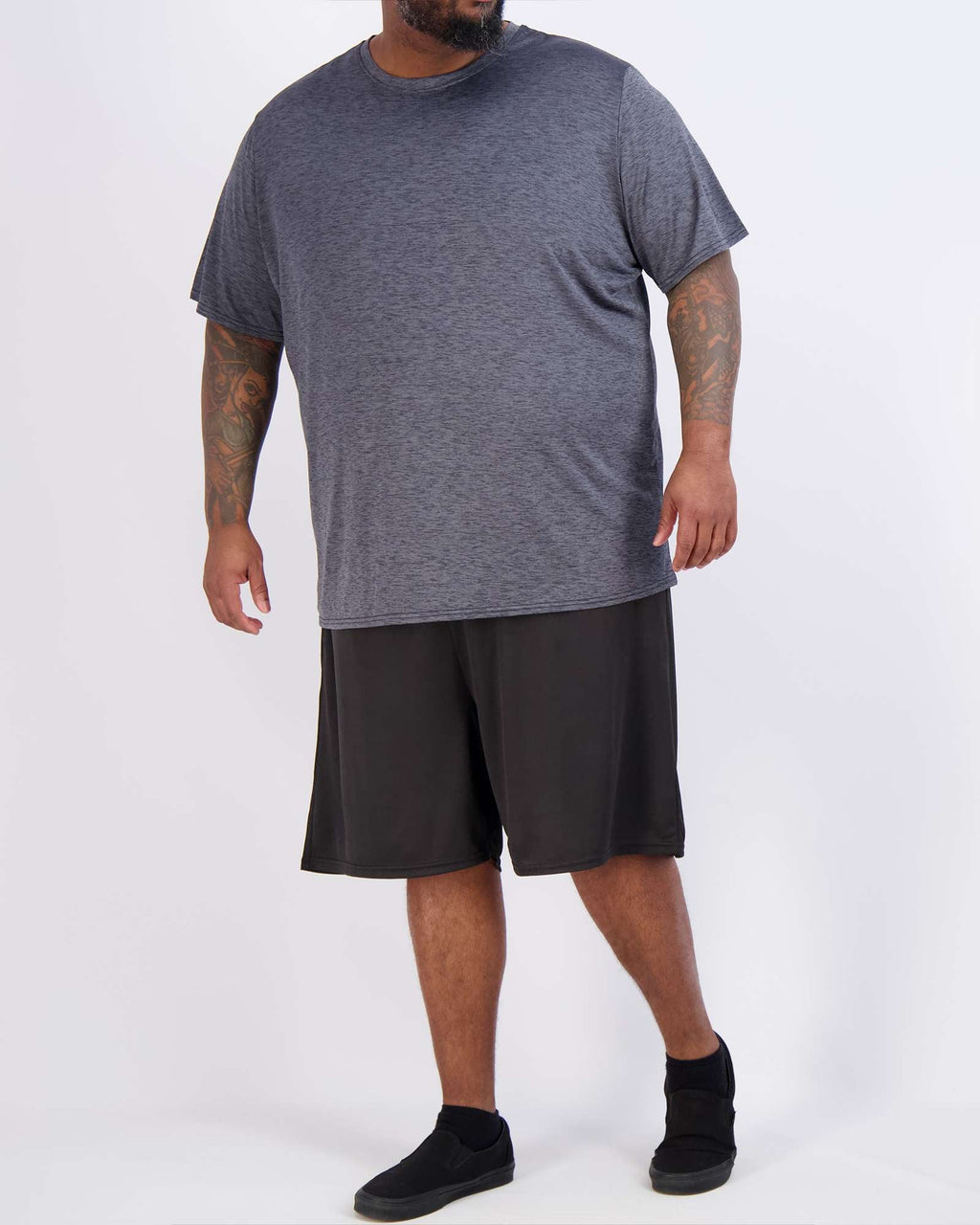 3 Pack: Men’s Big & Tall Dry-Fit Short-Sleeve Crew Neck T-Shirt